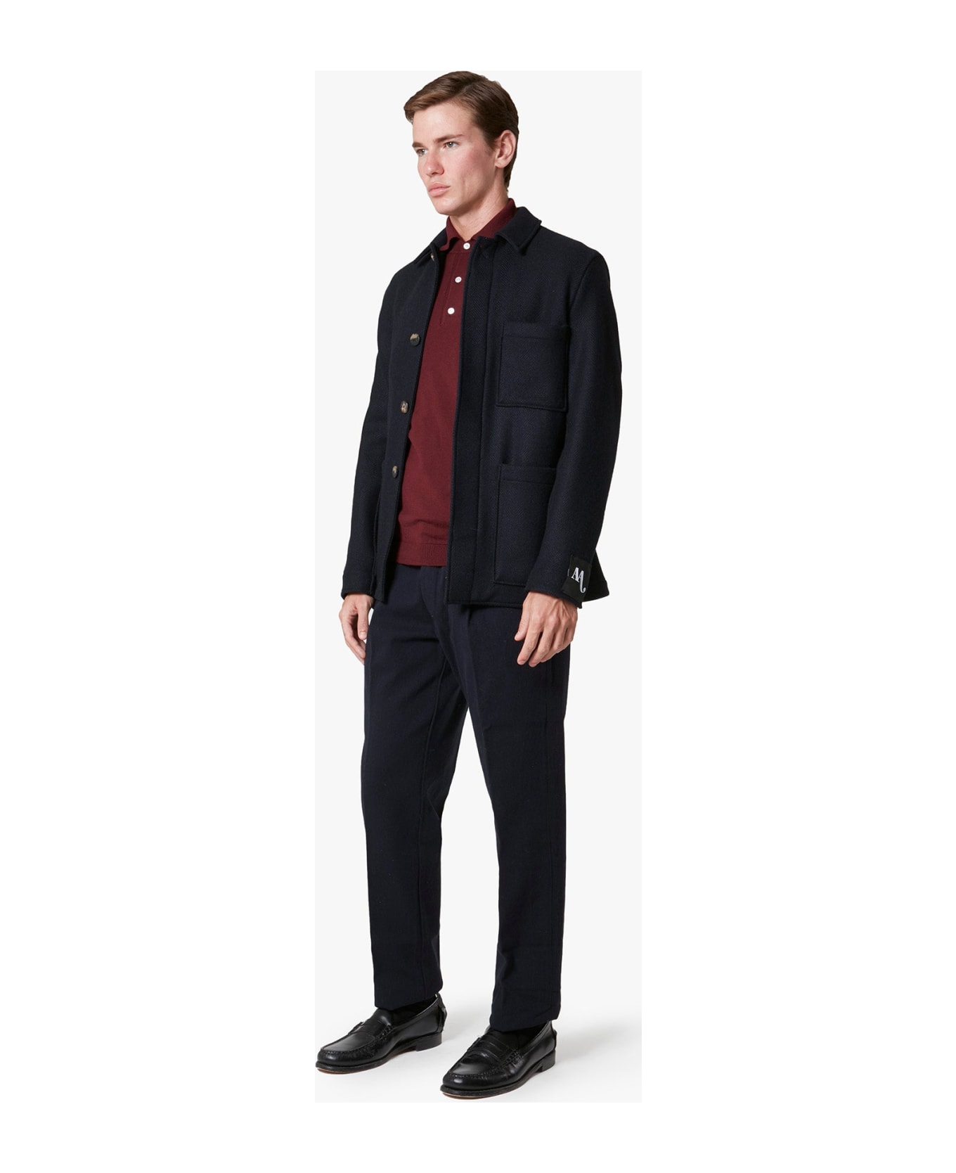 doppiaa Aalbion Jacket With Shirt Collar
