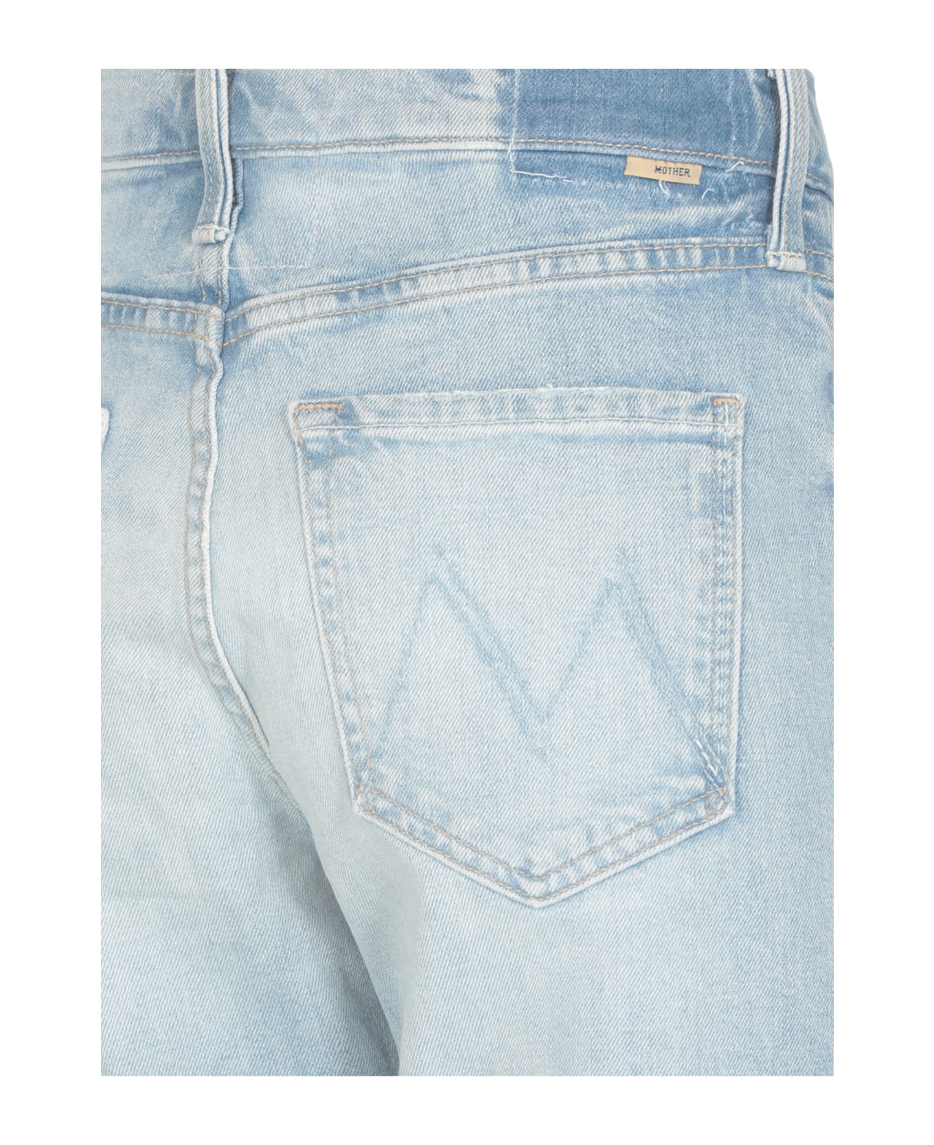 Mother The Smarty Pants Skimp Jeans - Blue