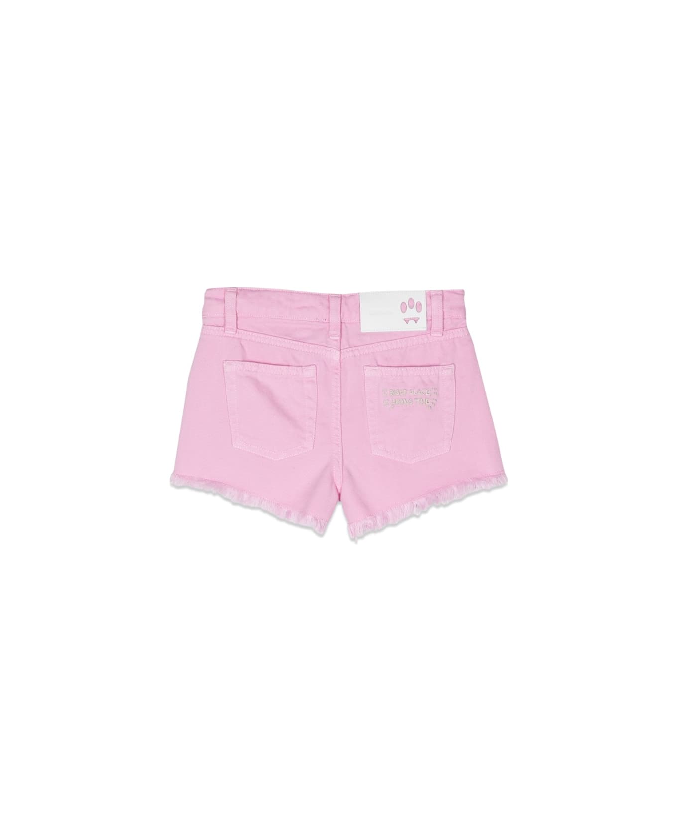 Barrow Denim Shorts - PINK