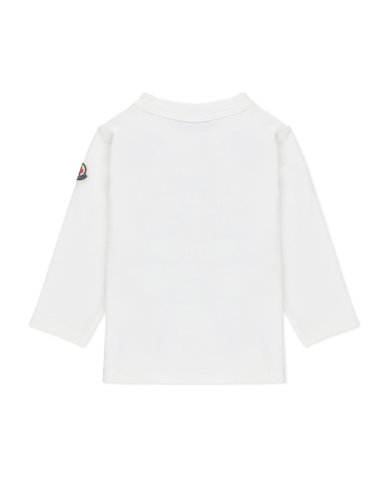 Moncler Sweater With Print - White