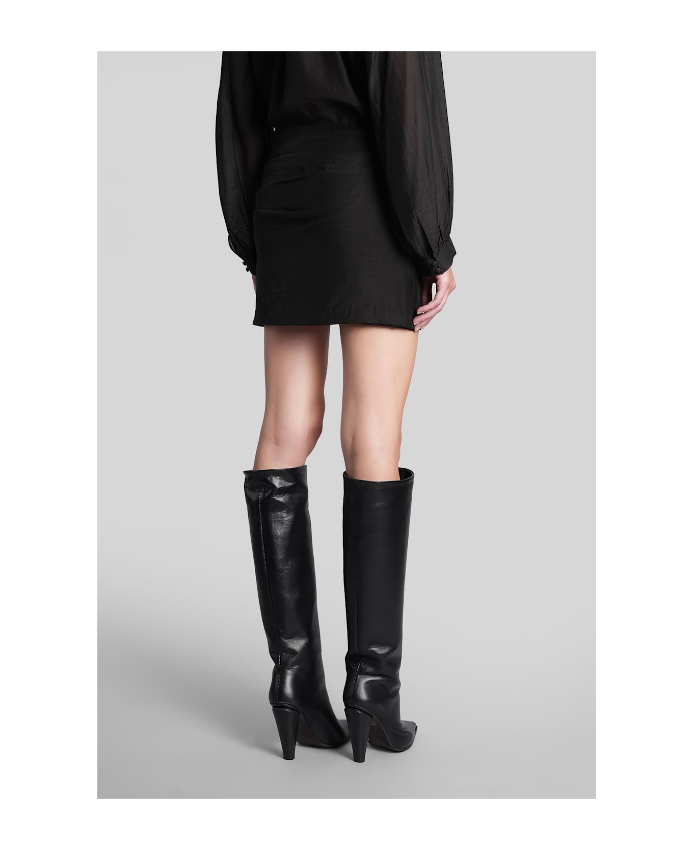 IRO Naela Skirt In Black Polyester - black