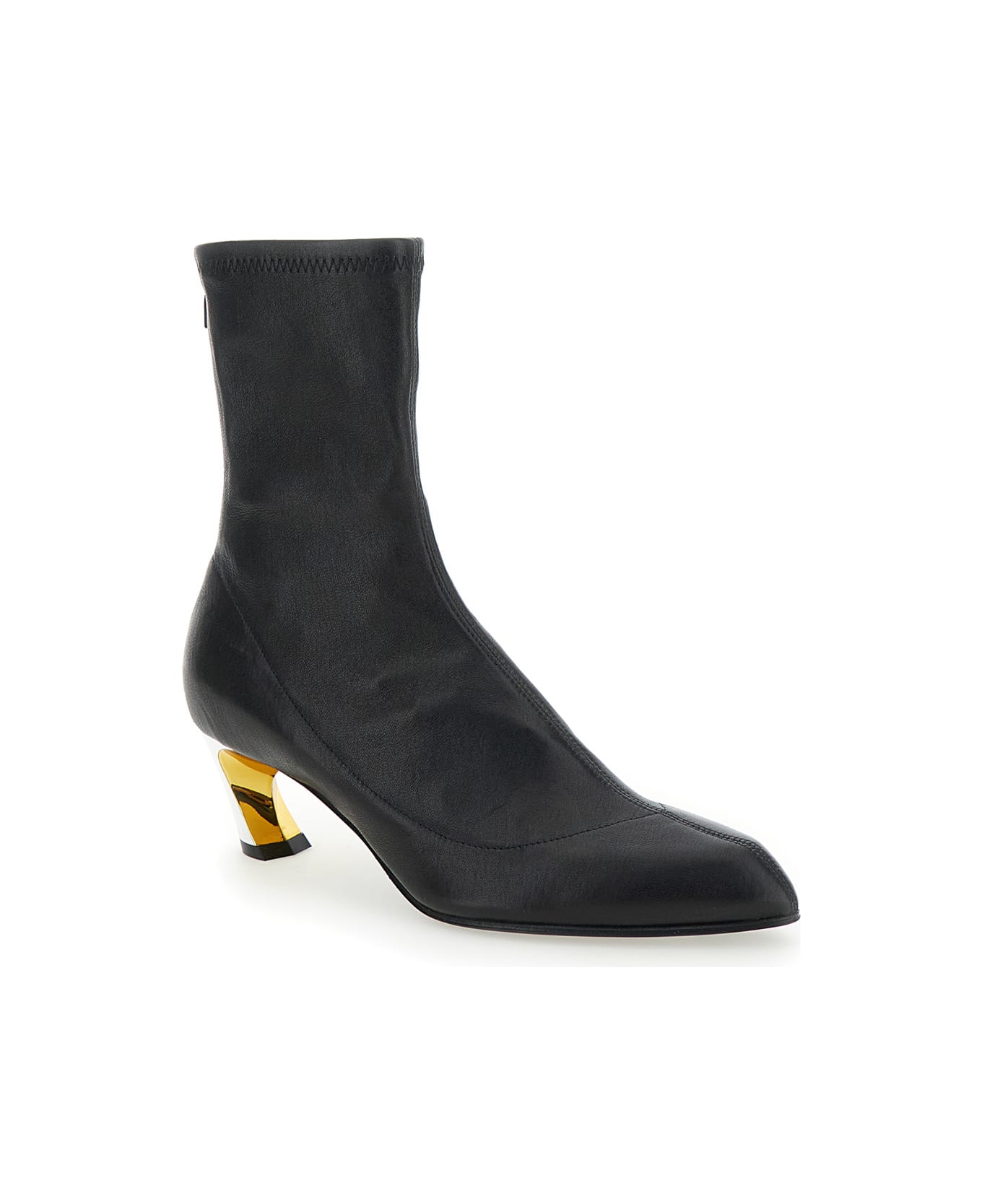 Alexander McQueen Boot Armadillo Heel - Black