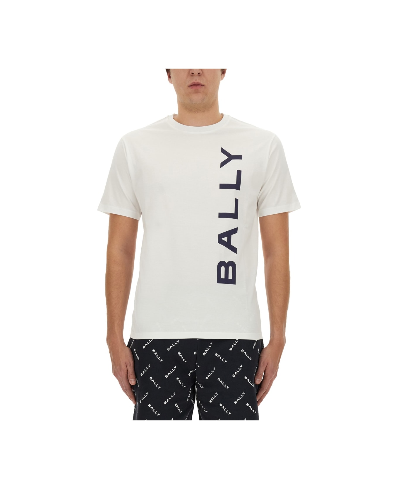 Bally T-shirt With Logo - WHITE