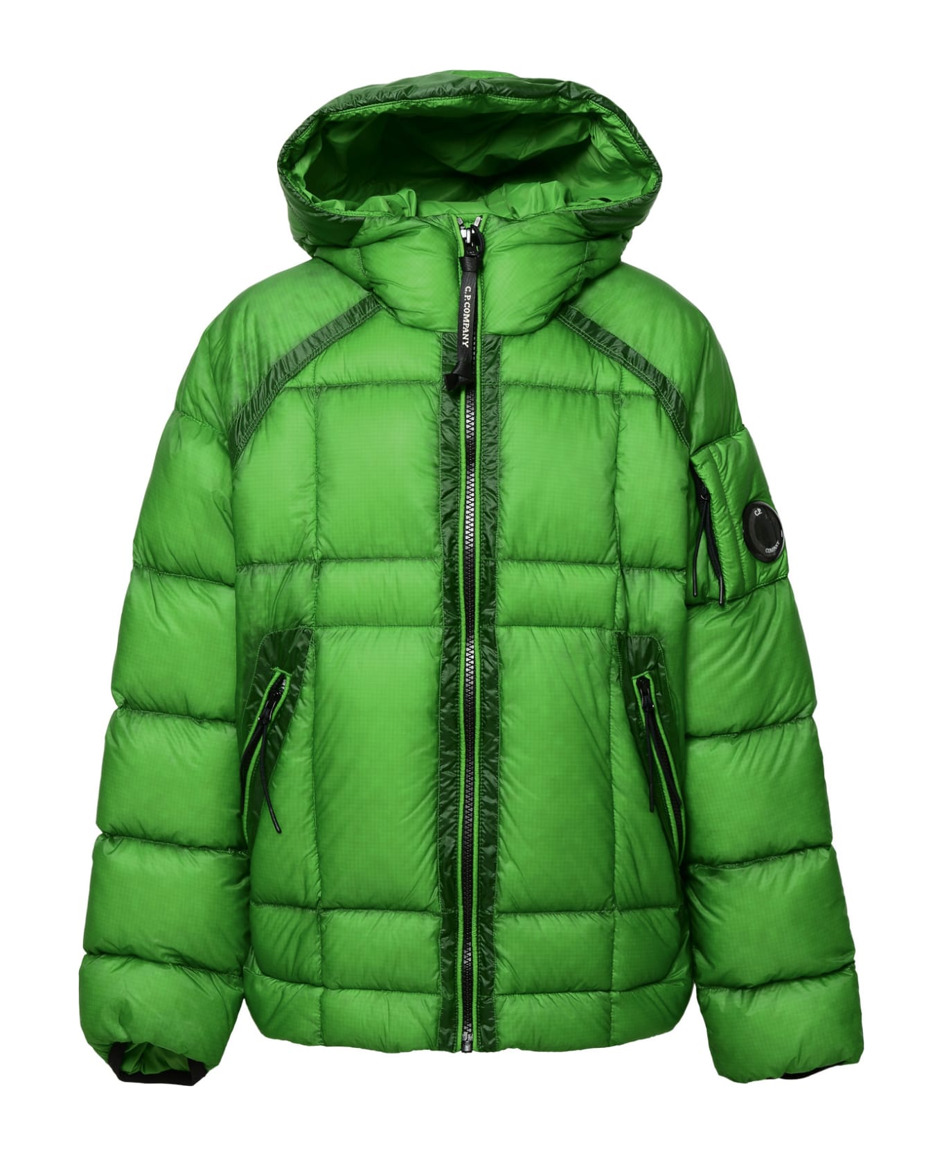C.P. Company Green Polyamide Jacket - Green コート＆ジャケット