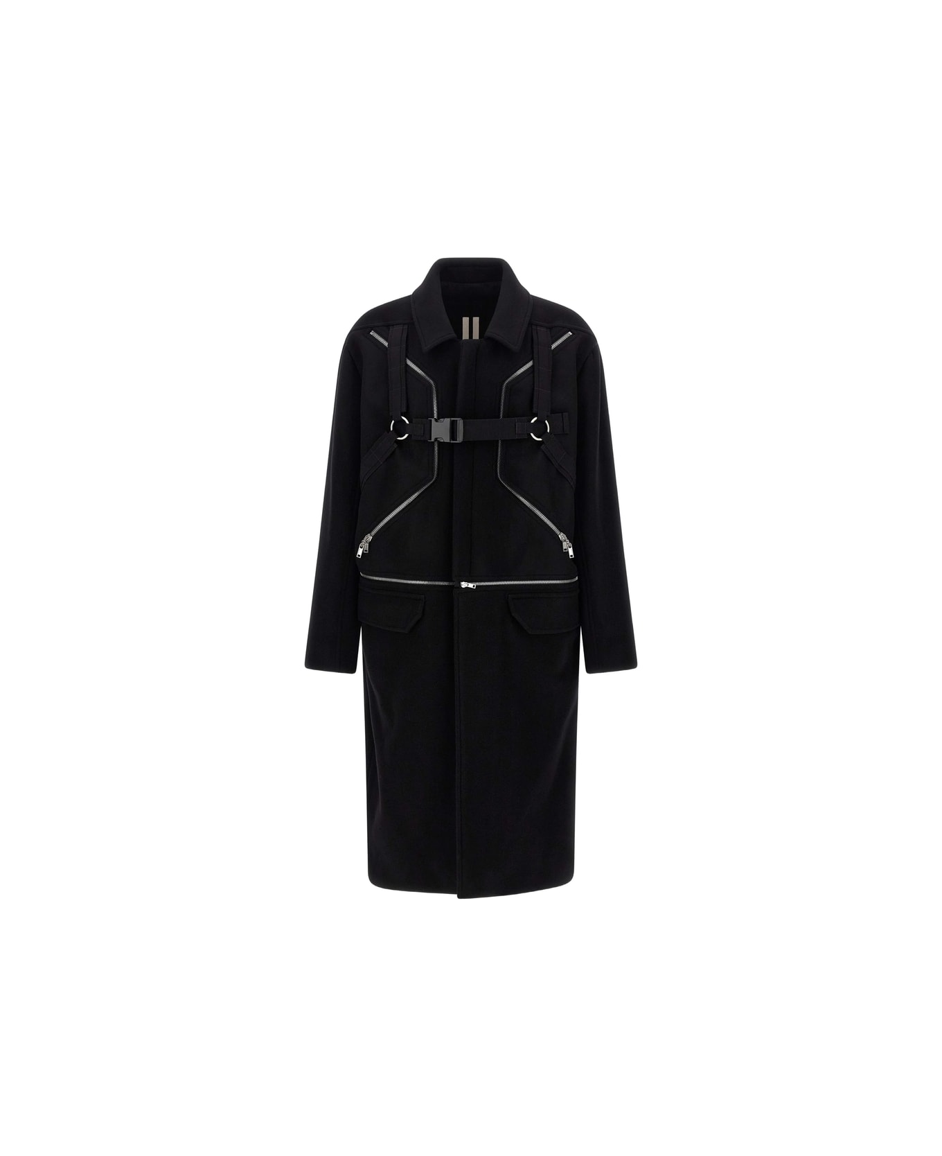Rick Owens Coat - BLACK