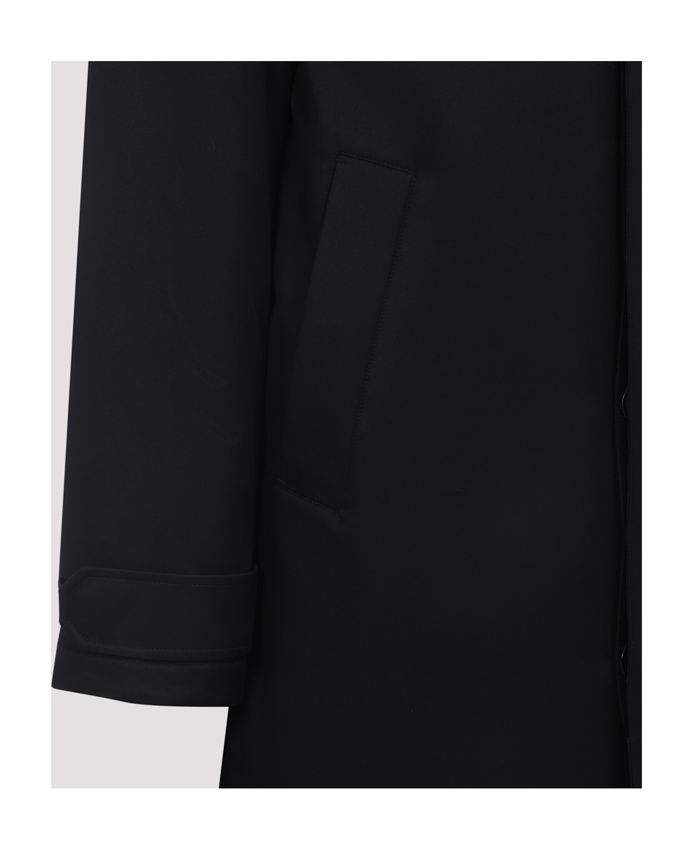 Zegna Microfiber Twill Parka - Nero Unito