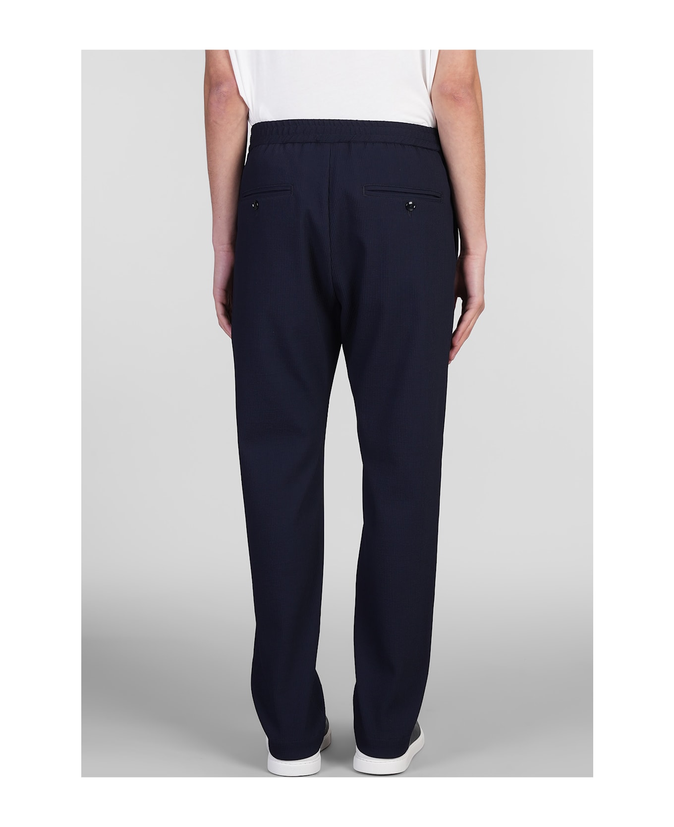 Barena Riobarbo Pants In Blue Wool - blue