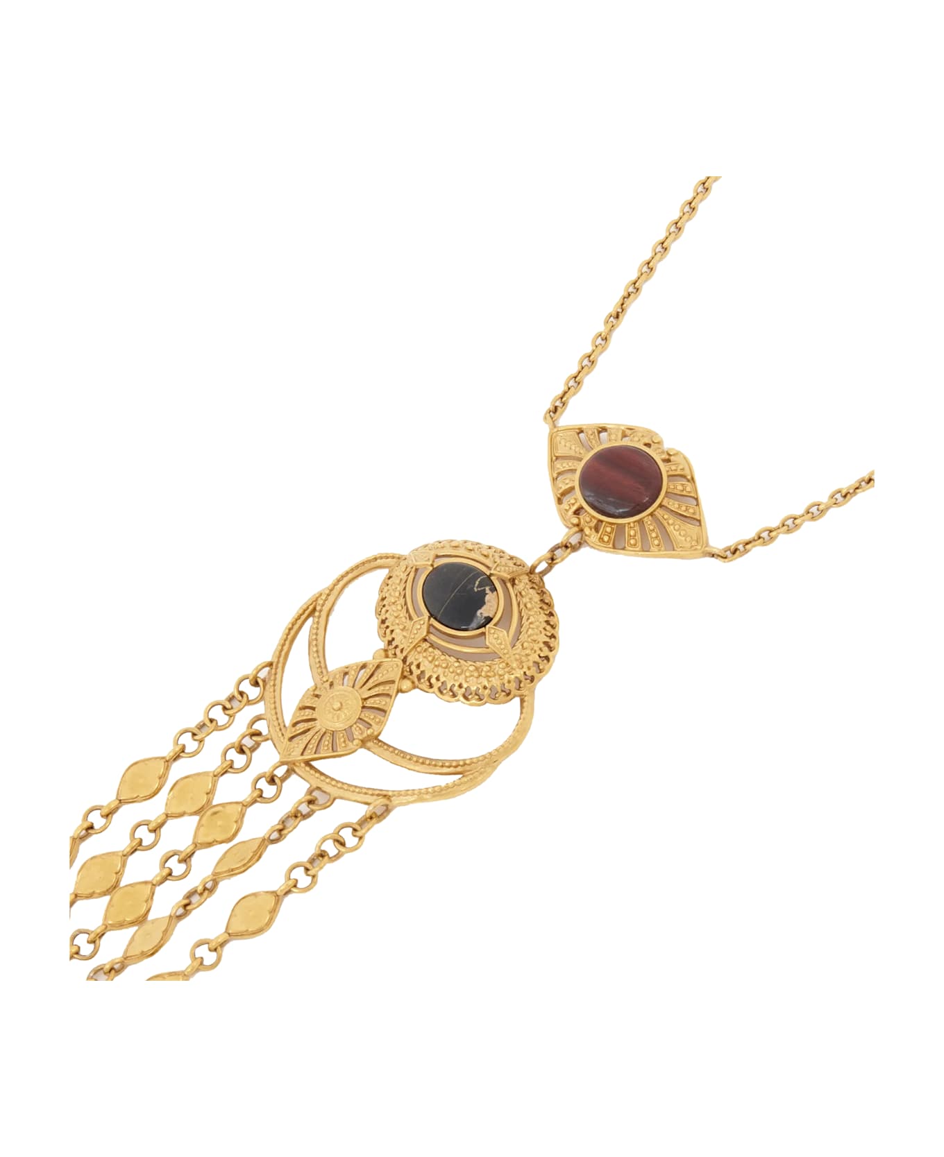 Chloé Chloe
 Amulet Necklace - Golden