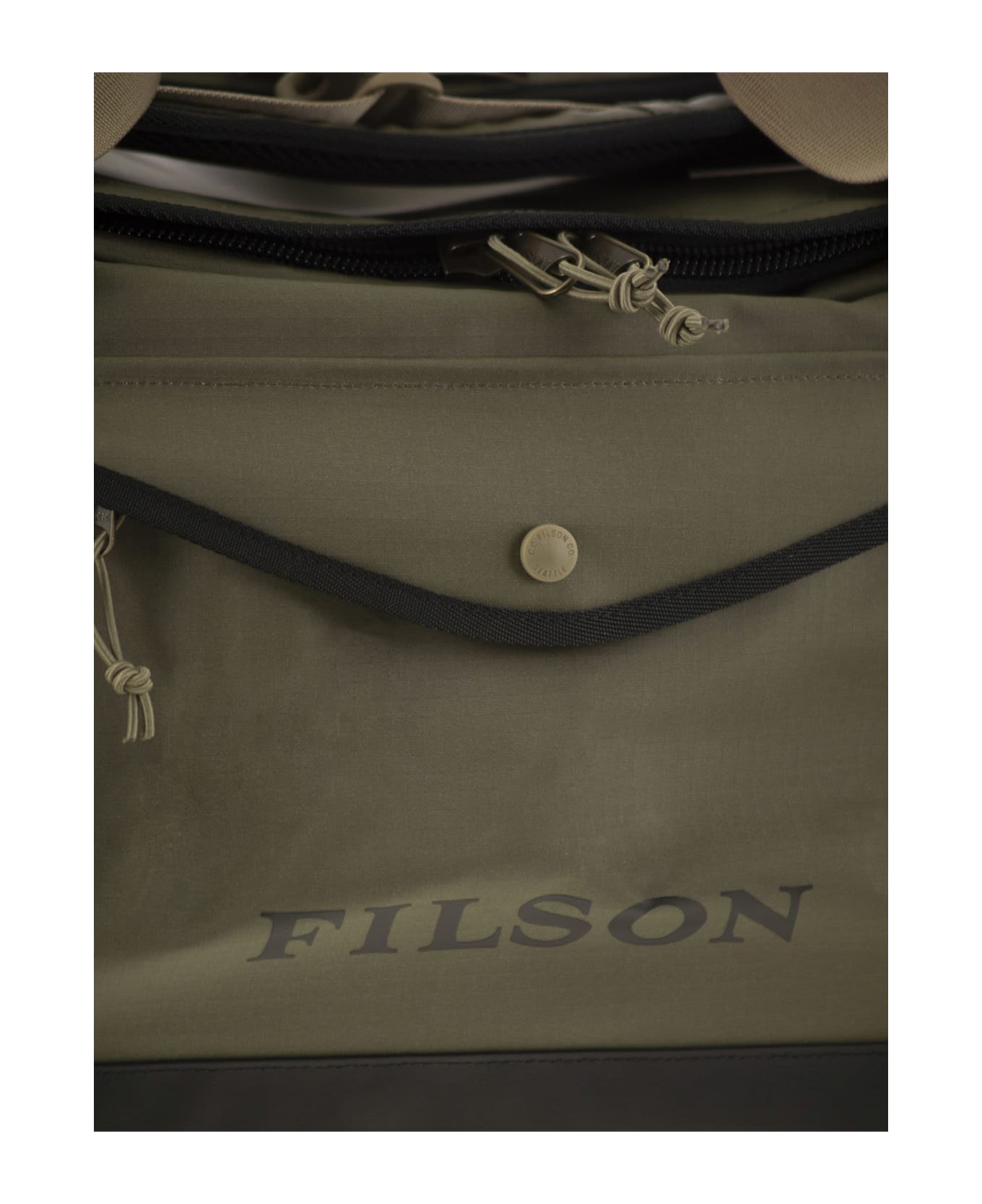 Filson Scout Duffle - Waterproof Fabric Duffle Bag - Military Green