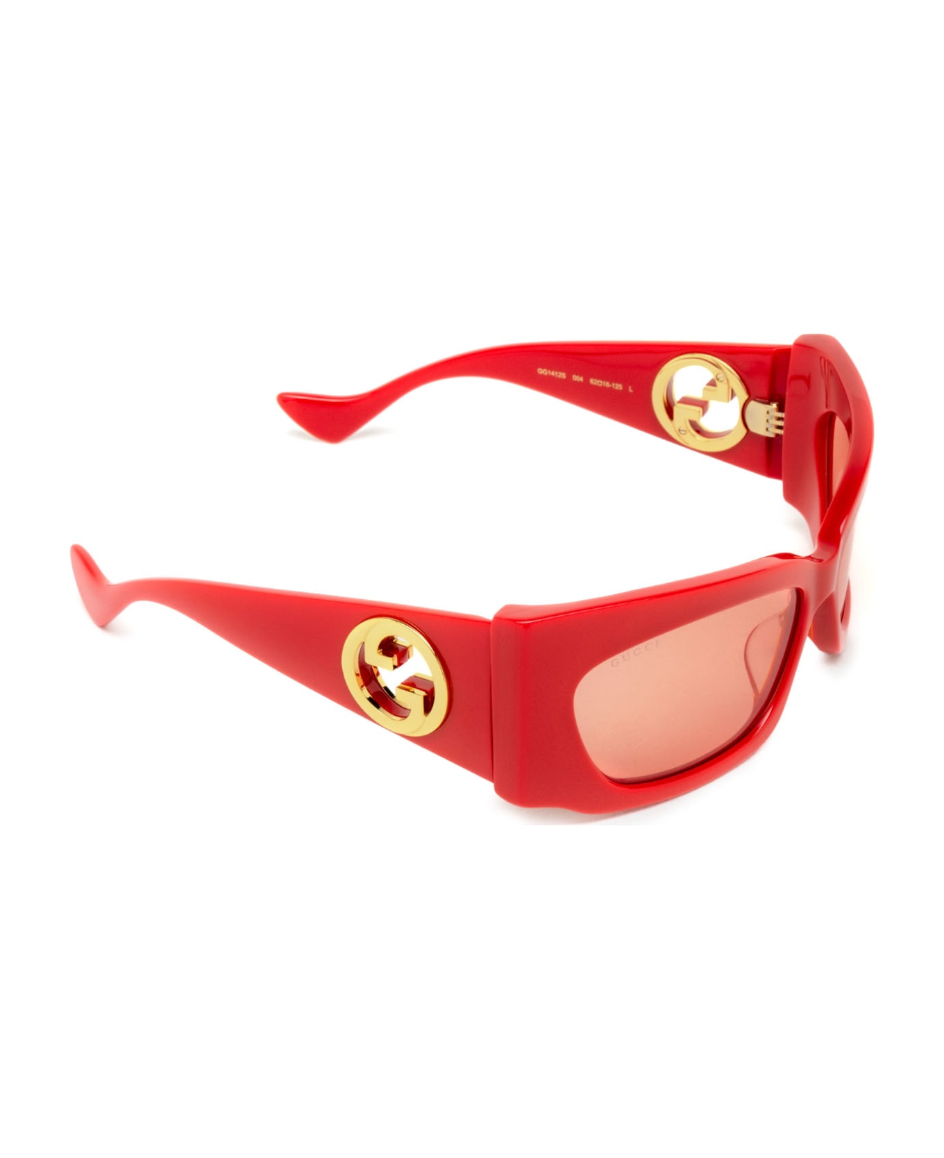 Gucci Eyewear Gg1412s Red Sunglasses - Red