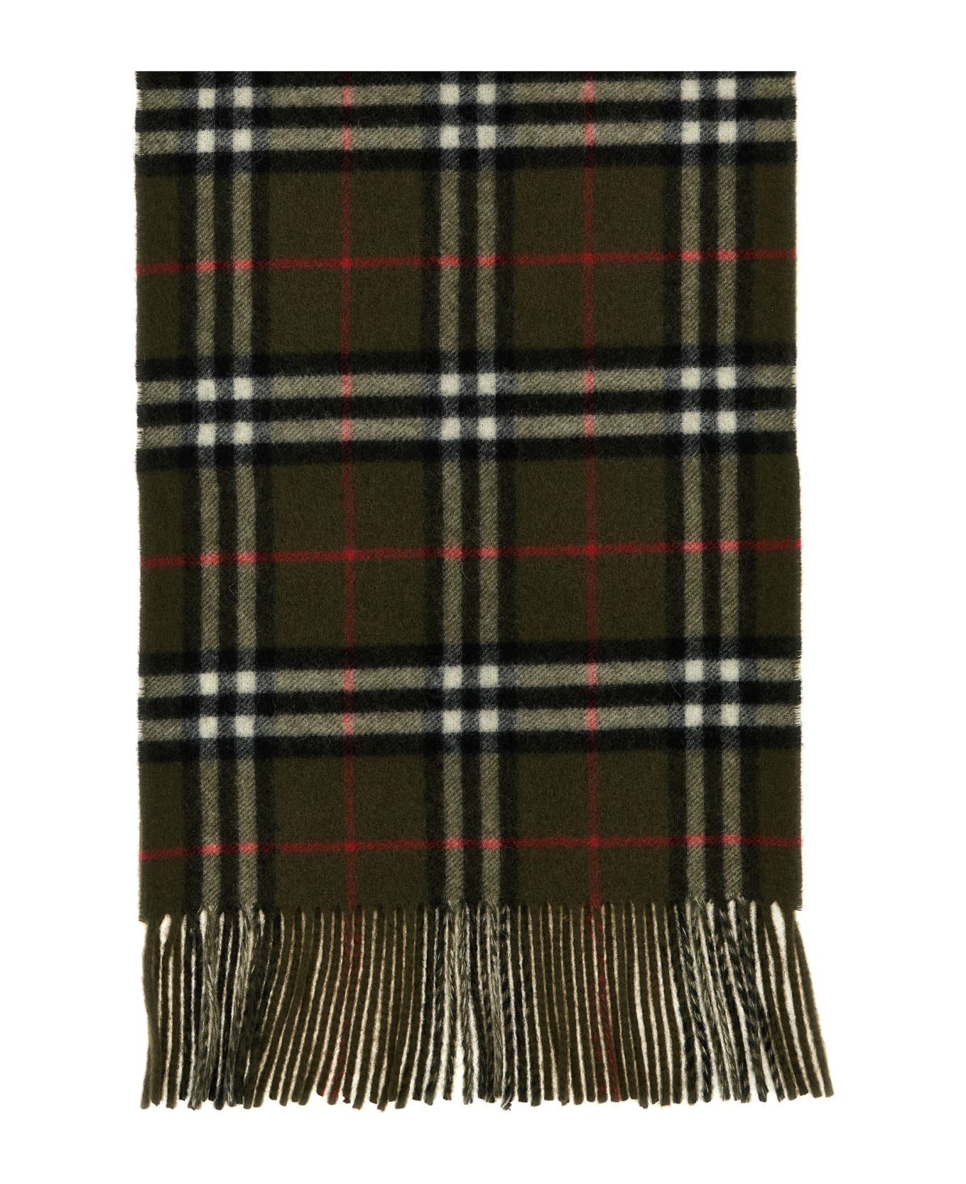 Burberry Check Scarf - Green