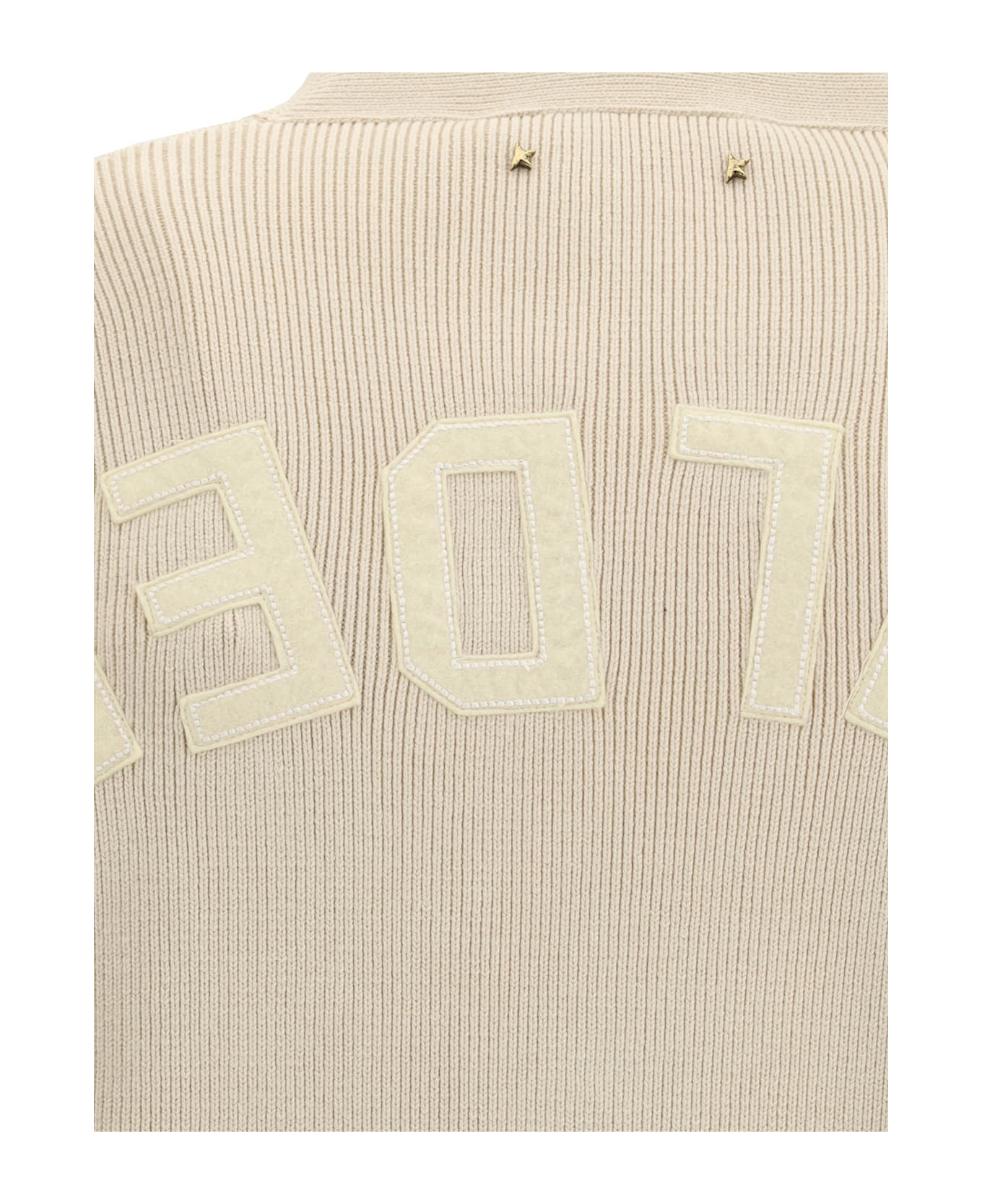 Golden Goose Organic Cotton Cardigan - POWDER