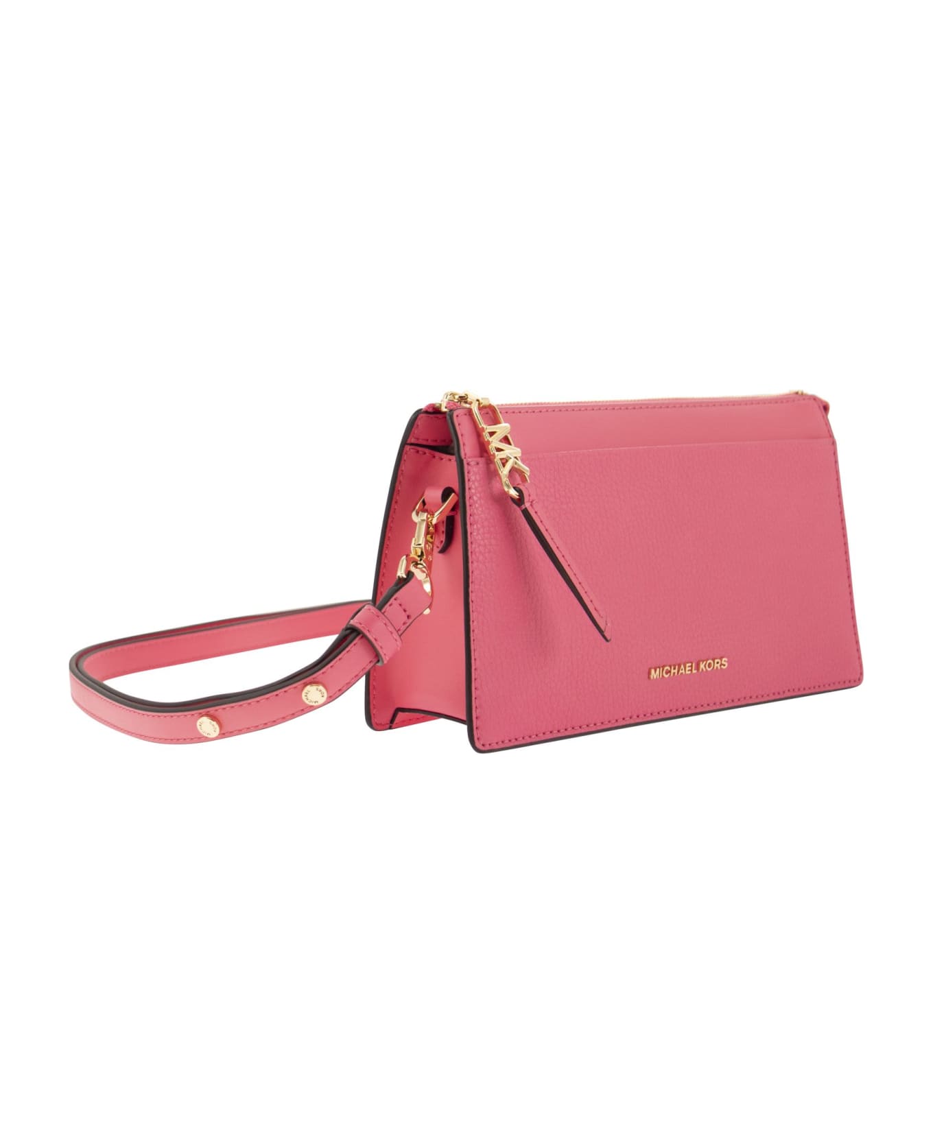 Michael Kors Empire Leather Shoulder Bag - Pink