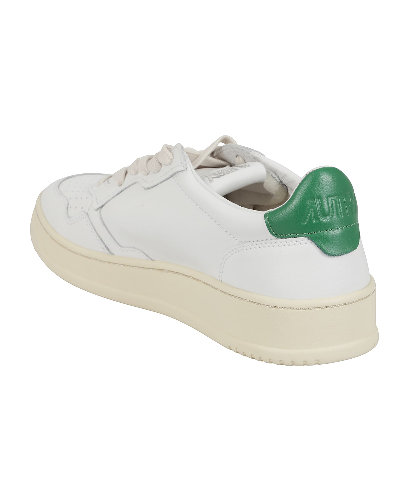 Autry Medalist Low - White Green