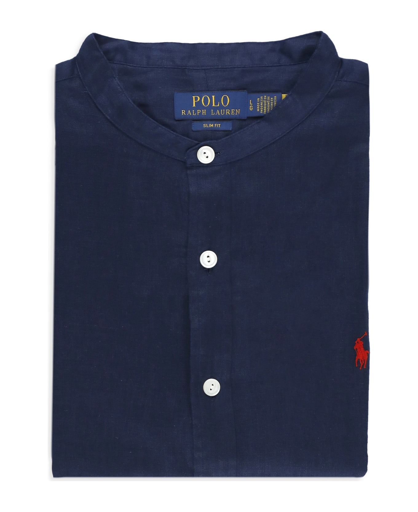 Ralph Lauren Pony Linen Shirt - Blue