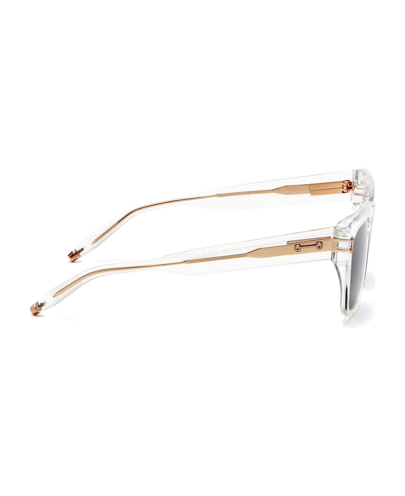 Akoni Columba - Crystal Clear / White Gold - 56 Sunglasses - transparent