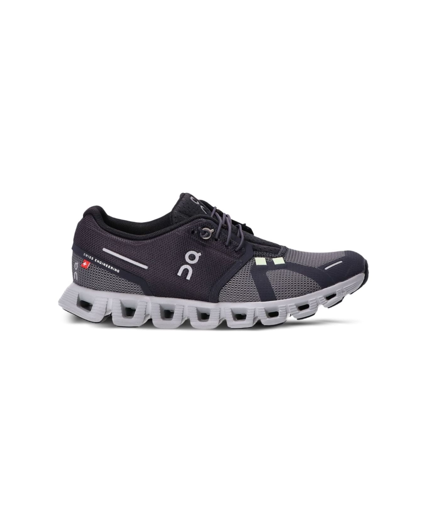 ON Cloud 5 Push Sneakers - Rock Black
