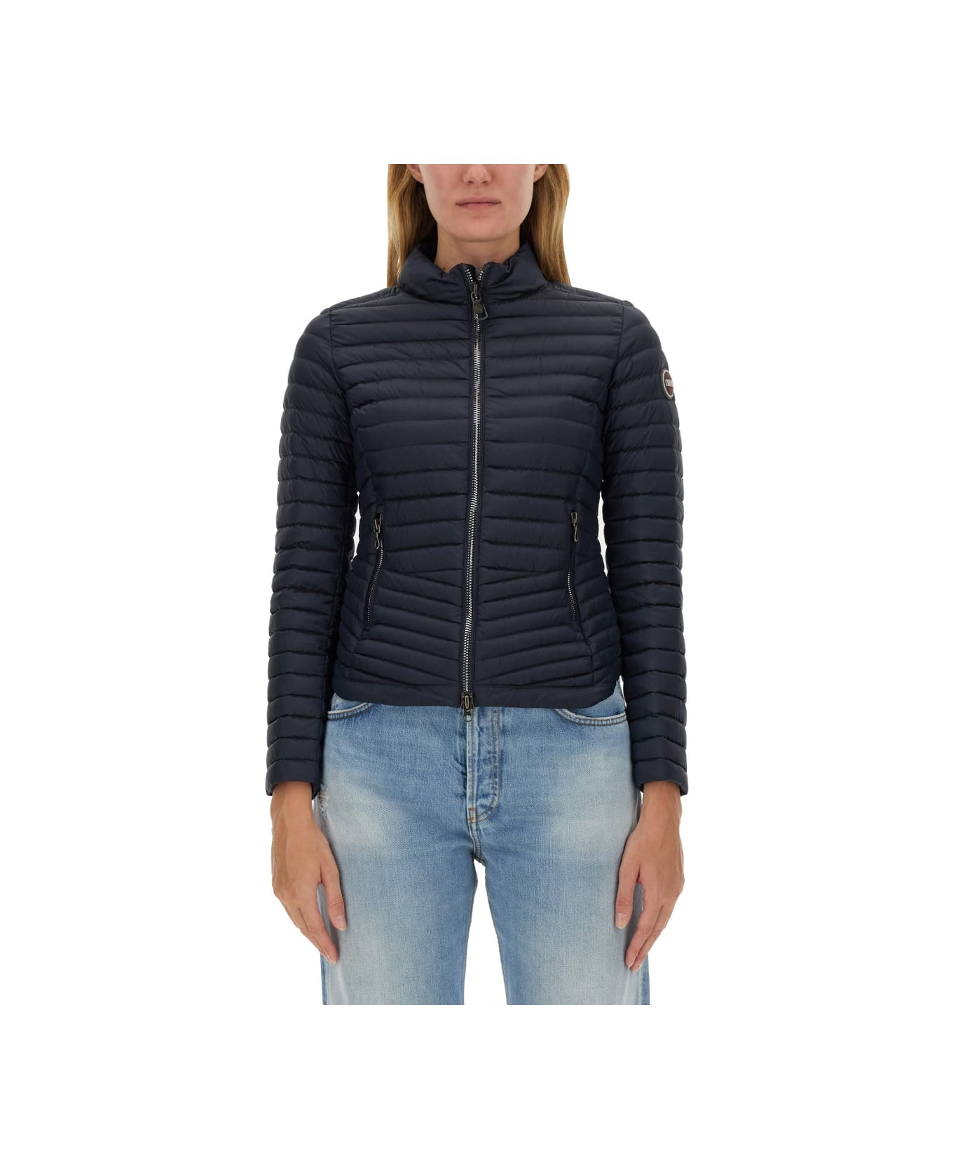Colmar Down Jacket With Logo - BLUE