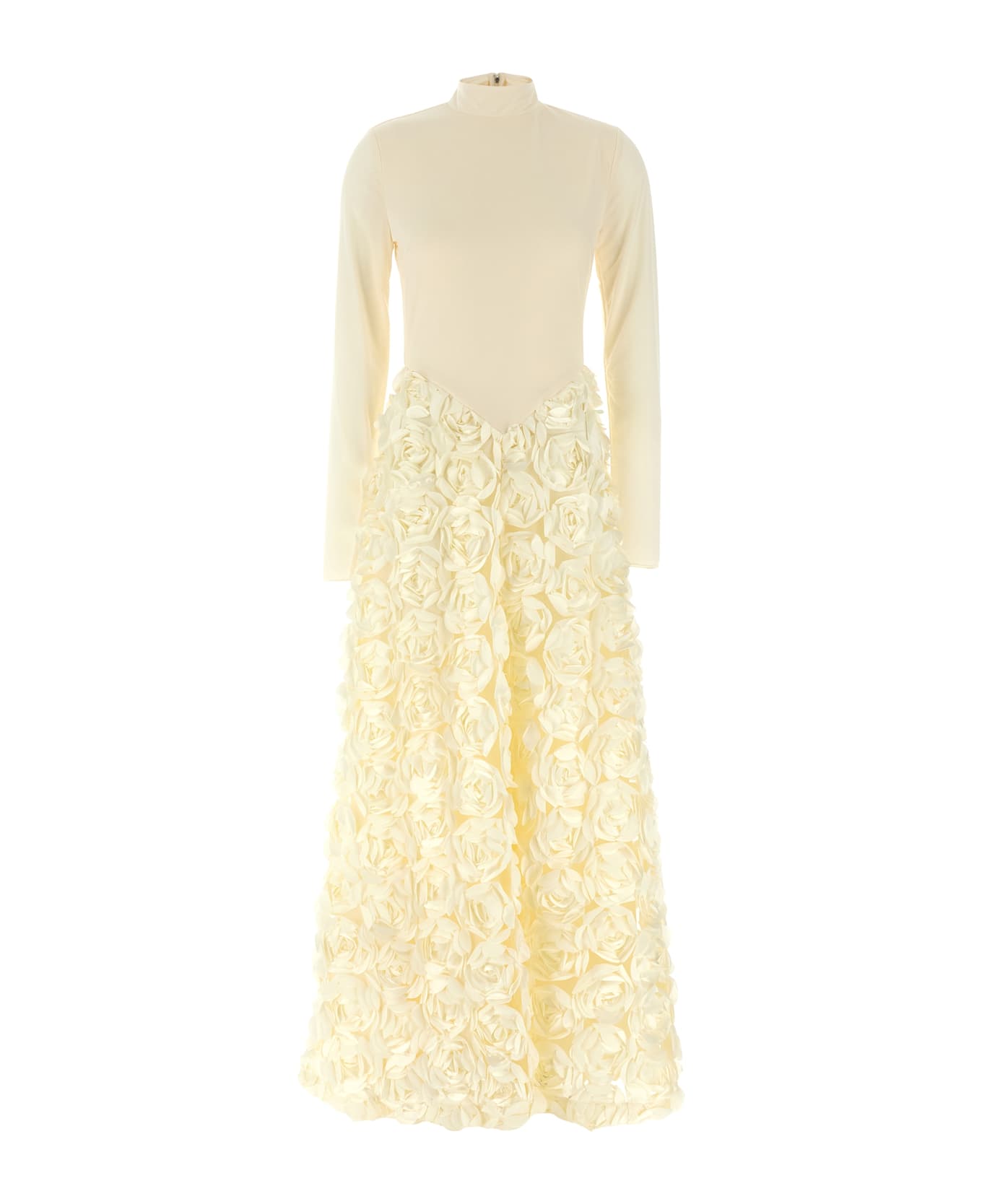 Rotate by Birger Christensen 
long Sleeve Maxi
 Dress - White