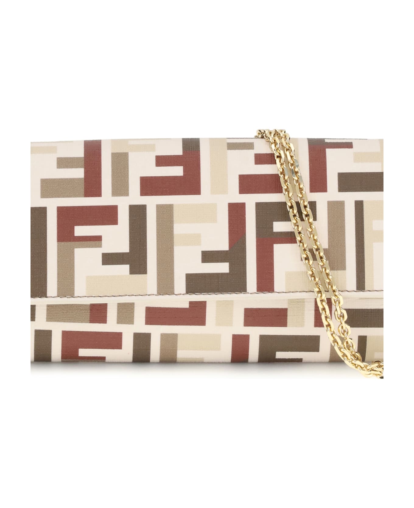 Fendi Continental Baguette Wallet - BEIGE