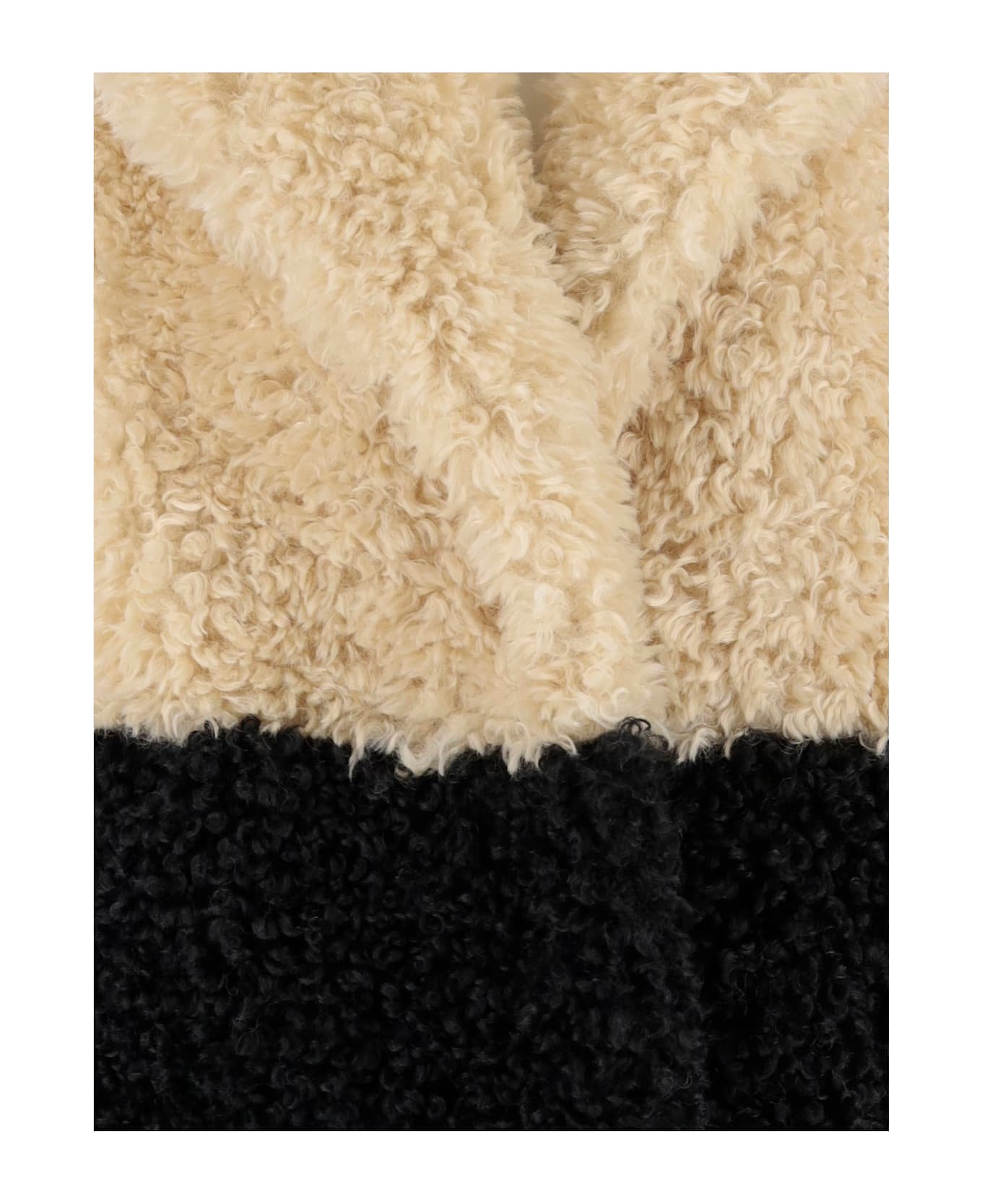 STAND STUDIO Jubel Jacket In Faux Fur - Red