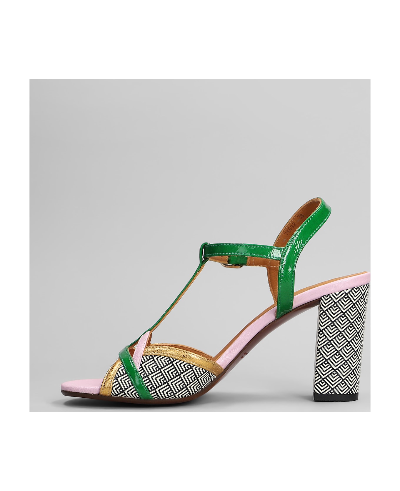 Chie Mihara Bejo Sandals In Green Leather - green