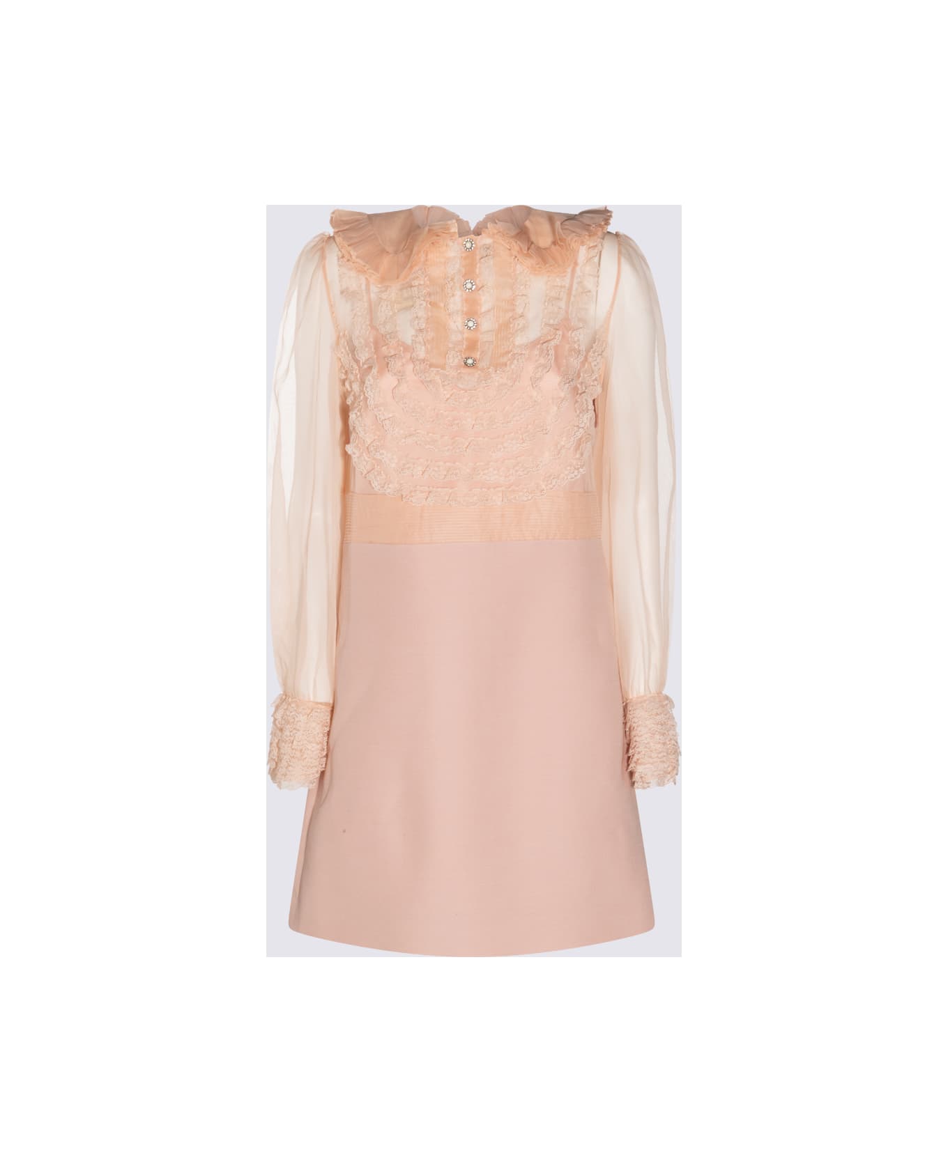 Valentino Pink Silk Dress - ROSE MIST