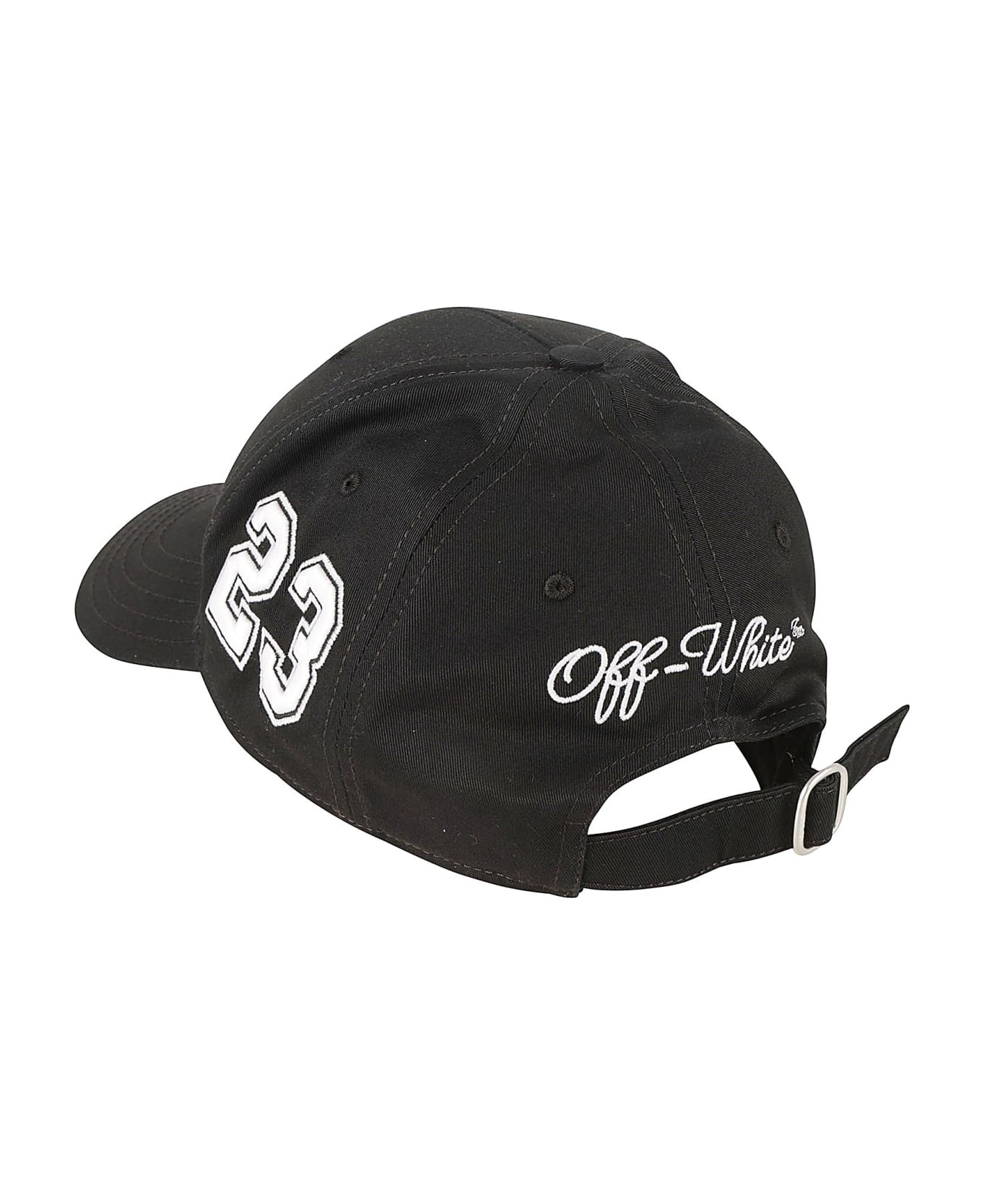 Off-White Multi Logo Baseball Cap - Black/White