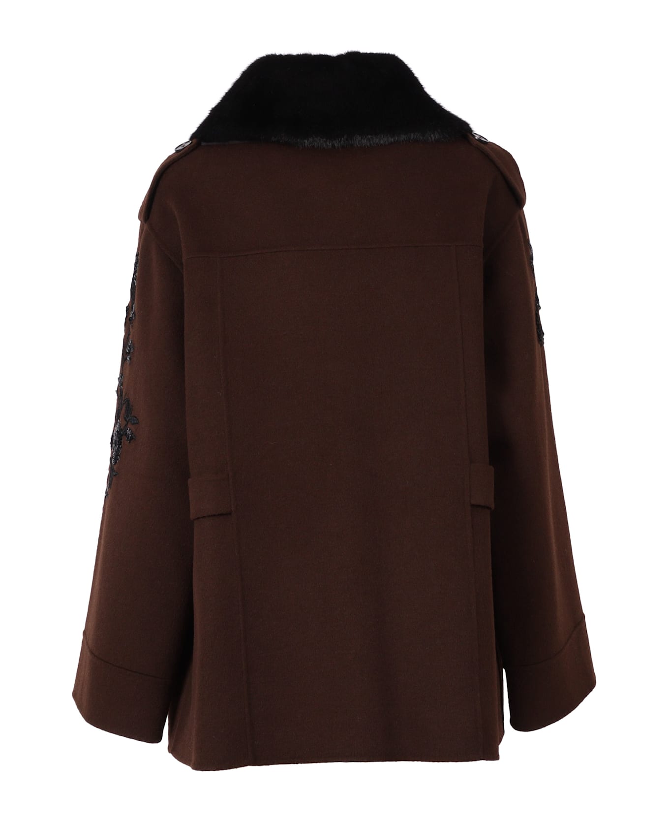 Ermanno Ermanno Scervino Coat - BROWN