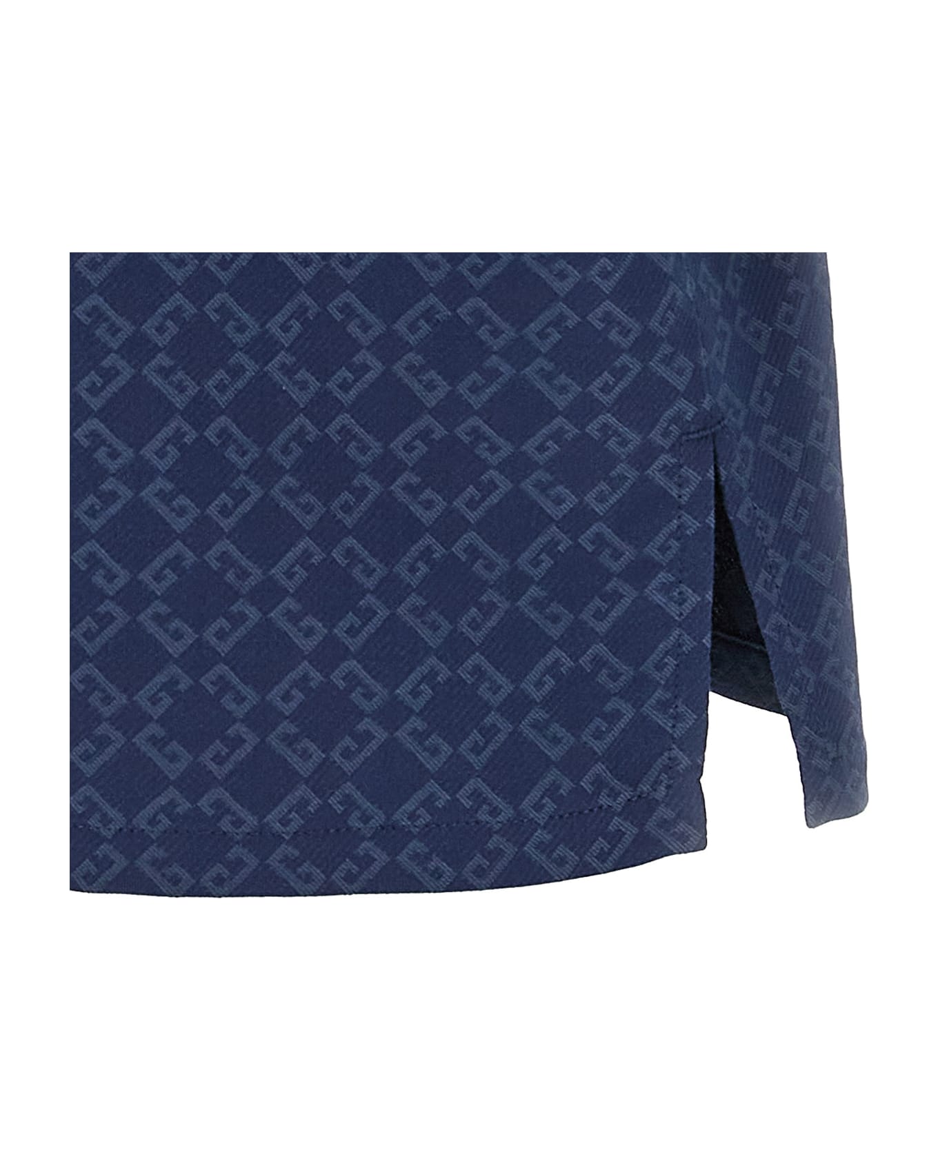 Givenchy Monogram Jacquard Short-sleeved Shirt - GREYBLUE