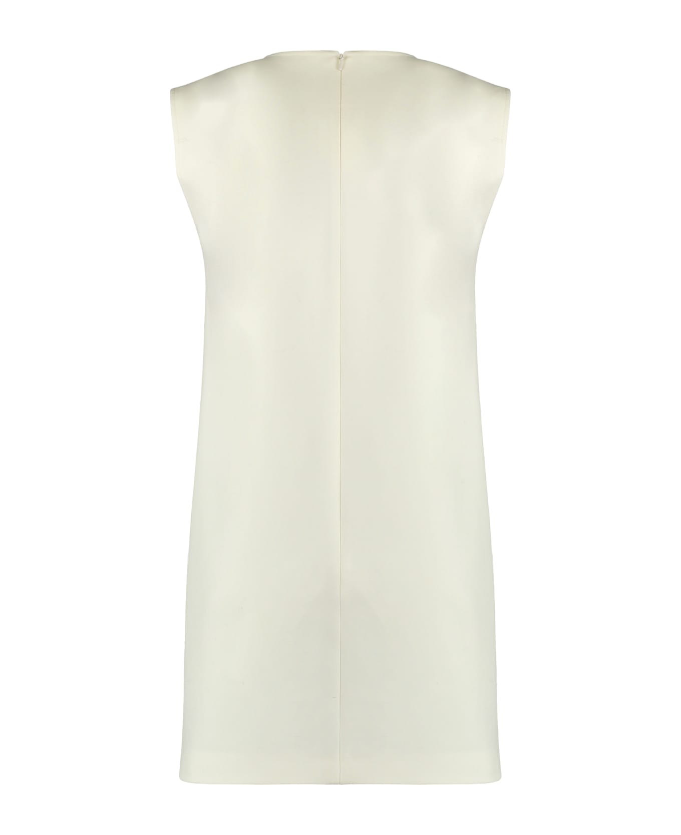 Max Mara Fiuggi Wool Dress - panna