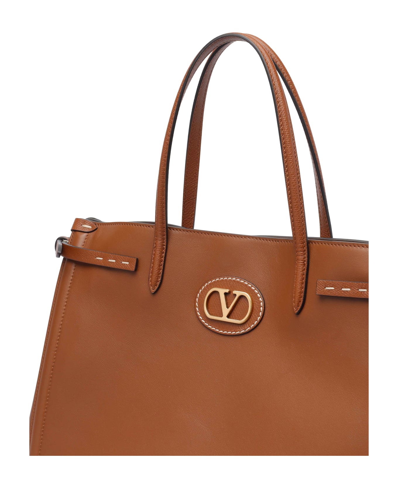 Valentino Garavani Medium Antibes Tote Bag - Brown