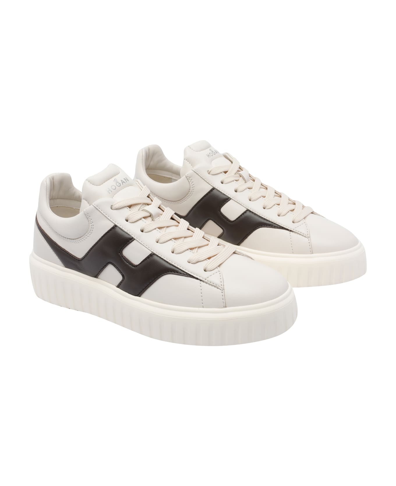 Hogan H-stripes Sneakers - White
