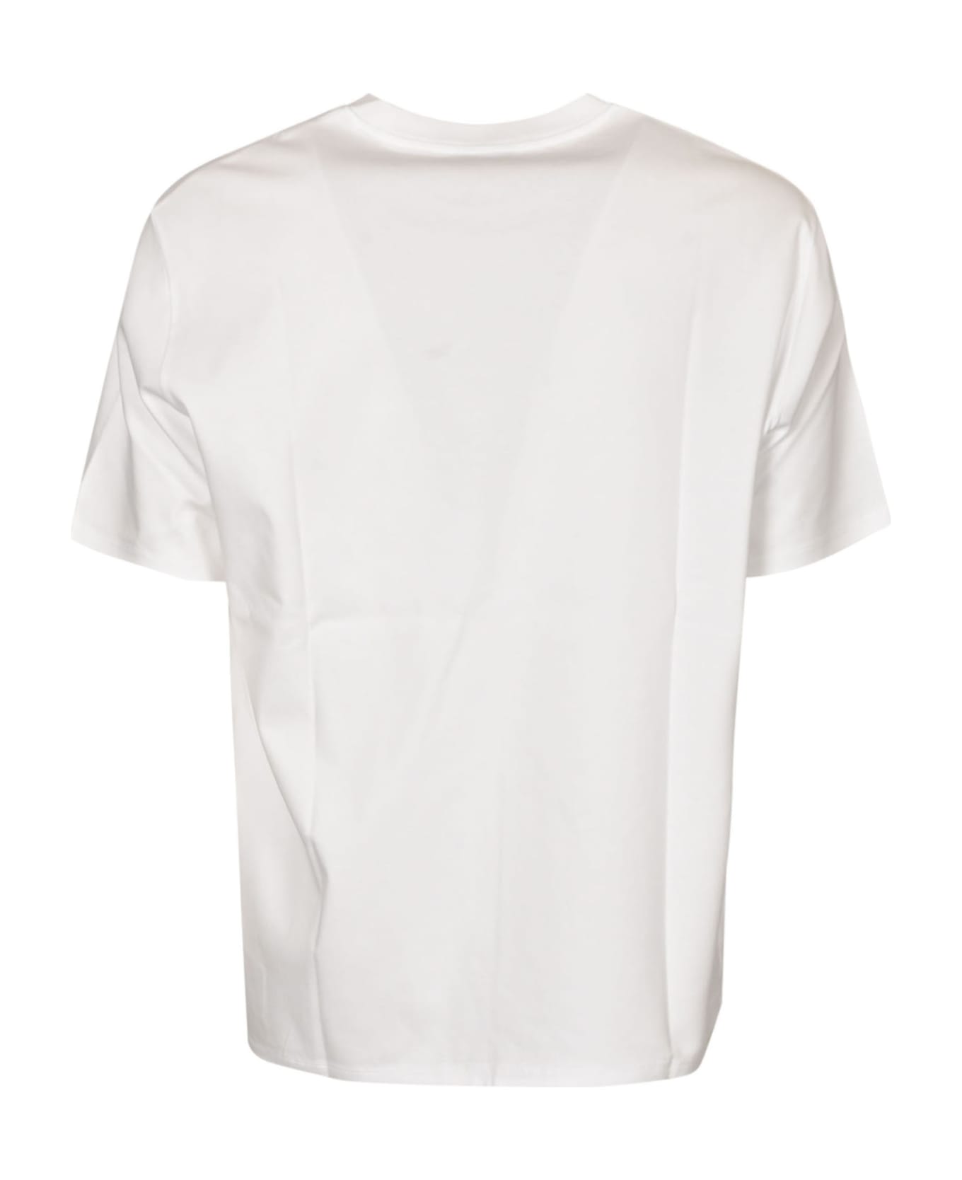 Lanvin Chest Logo Plain T-shirt - White シャツ