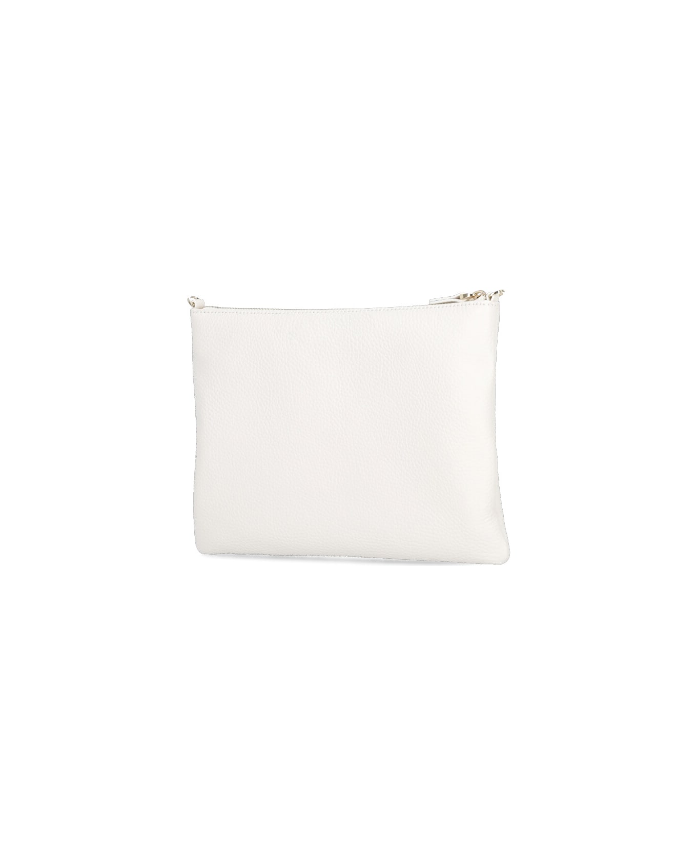Coccinelle Leather Pochette - Ivory
