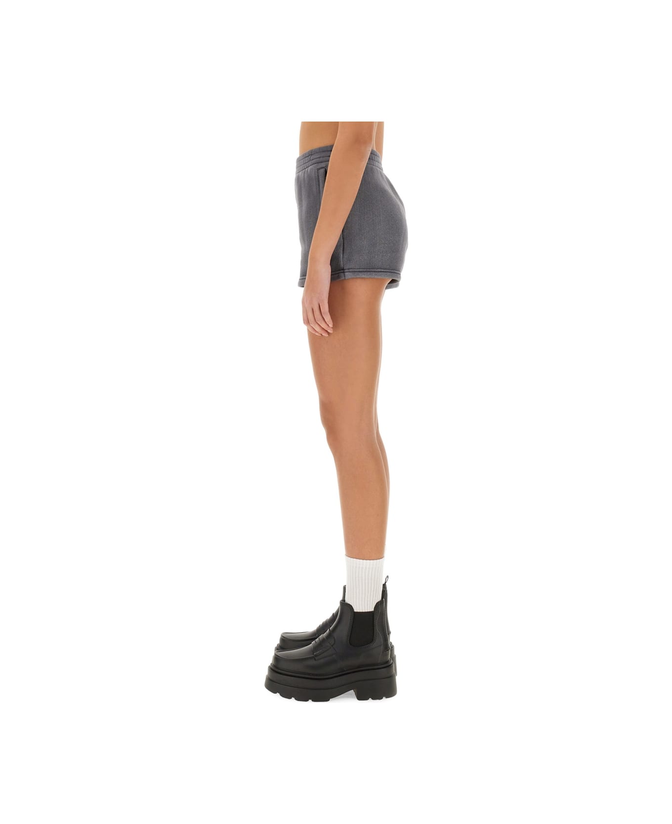 T by Alexander Wang Short 
essential
 - WASHEDASPHALT