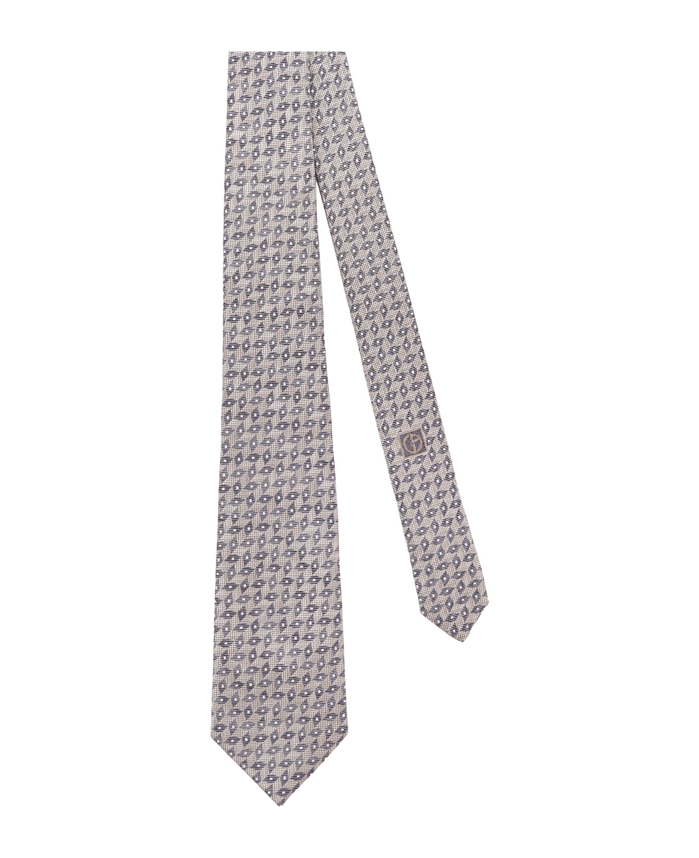 Giorgio Armani Silk Tie - Beige