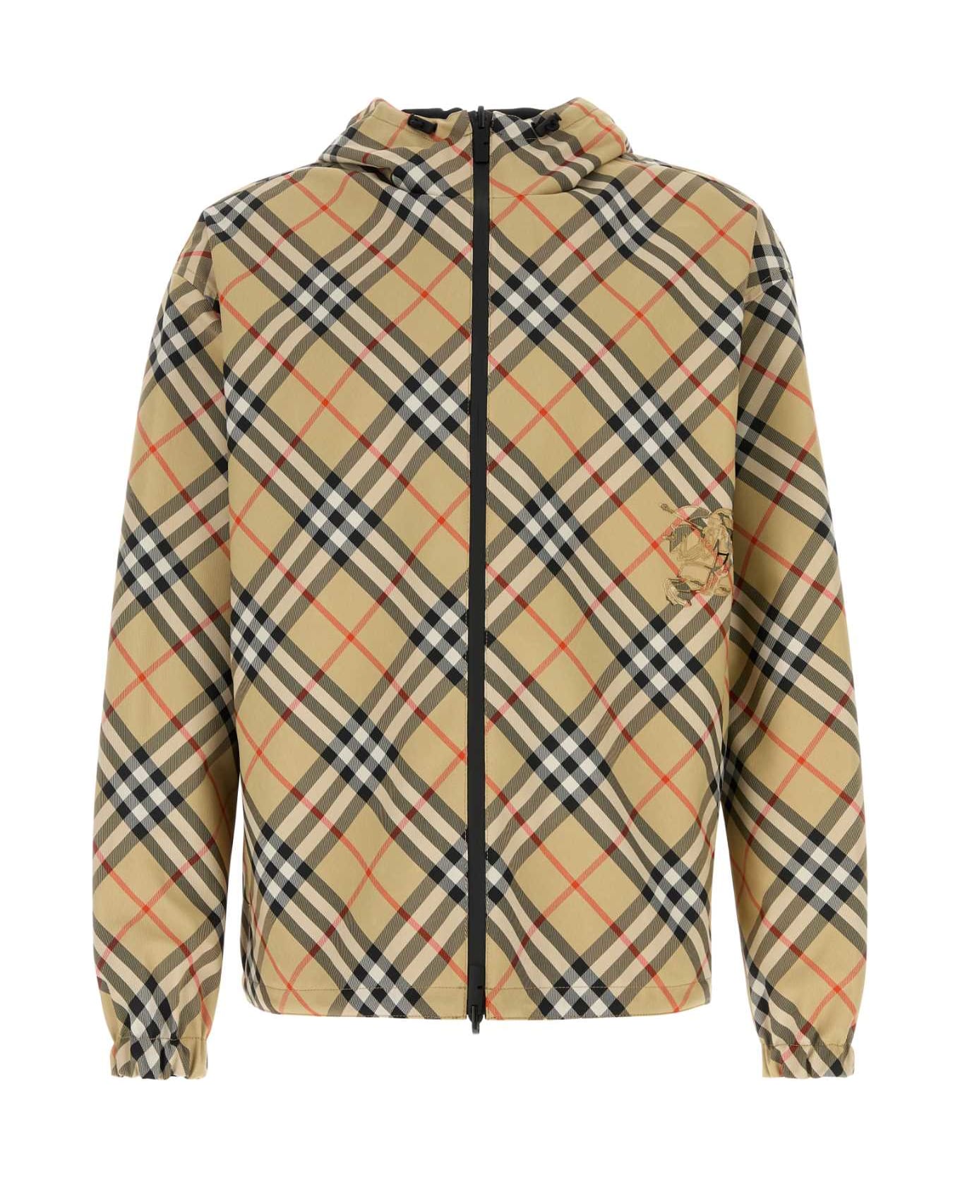 Burberry Embroidered Polyester Reversible Jacket - SANDIPCHECK