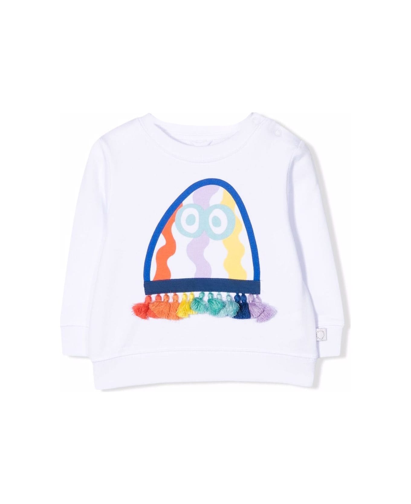 Stella McCartney Kids Long-sleeved Sweatshirt - Bianco-multicolor