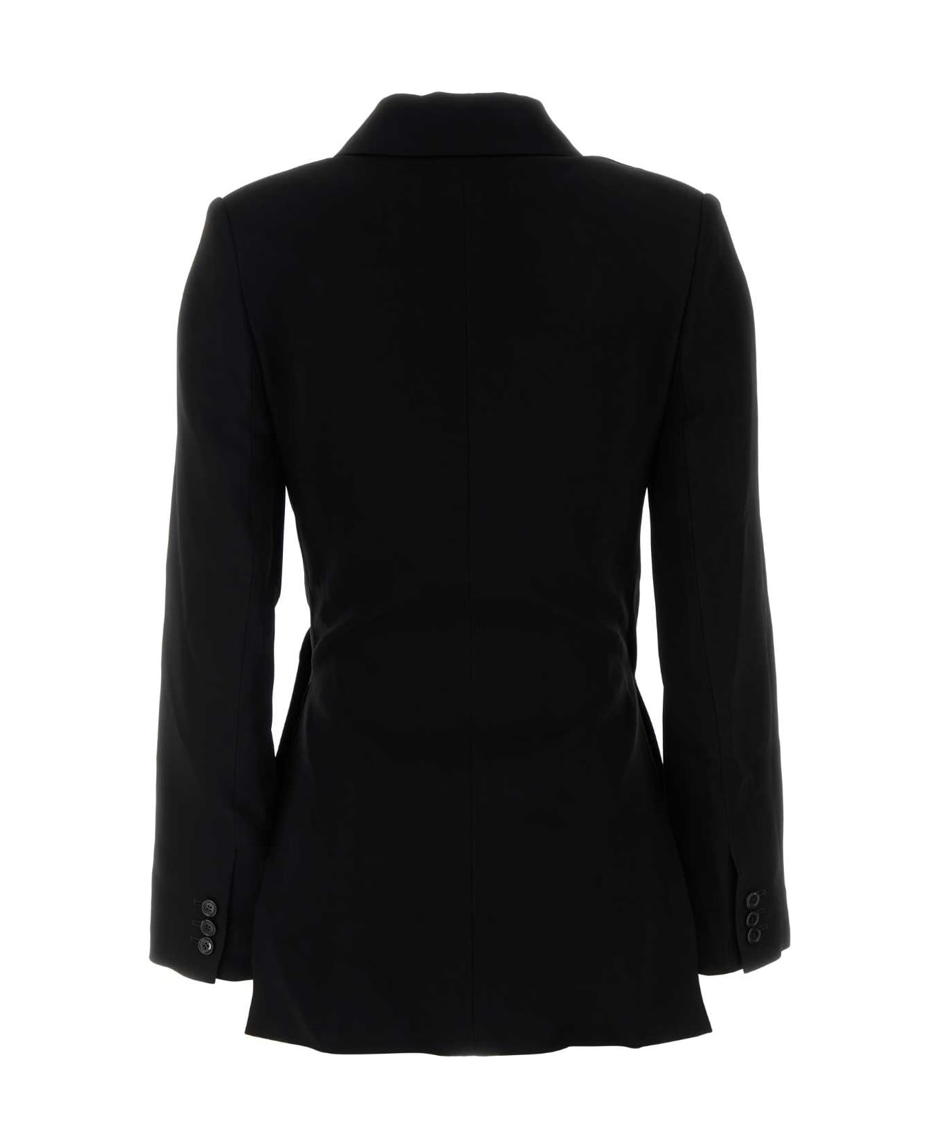 Loewe Black Stretch Crepe Blazer - BLACK