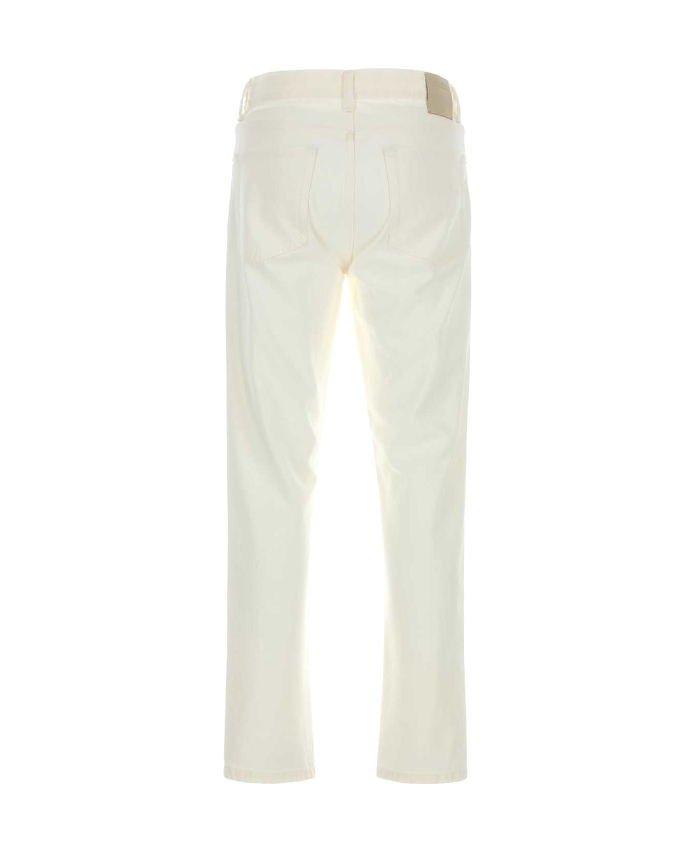 Zegna White Denim Jeans - N00