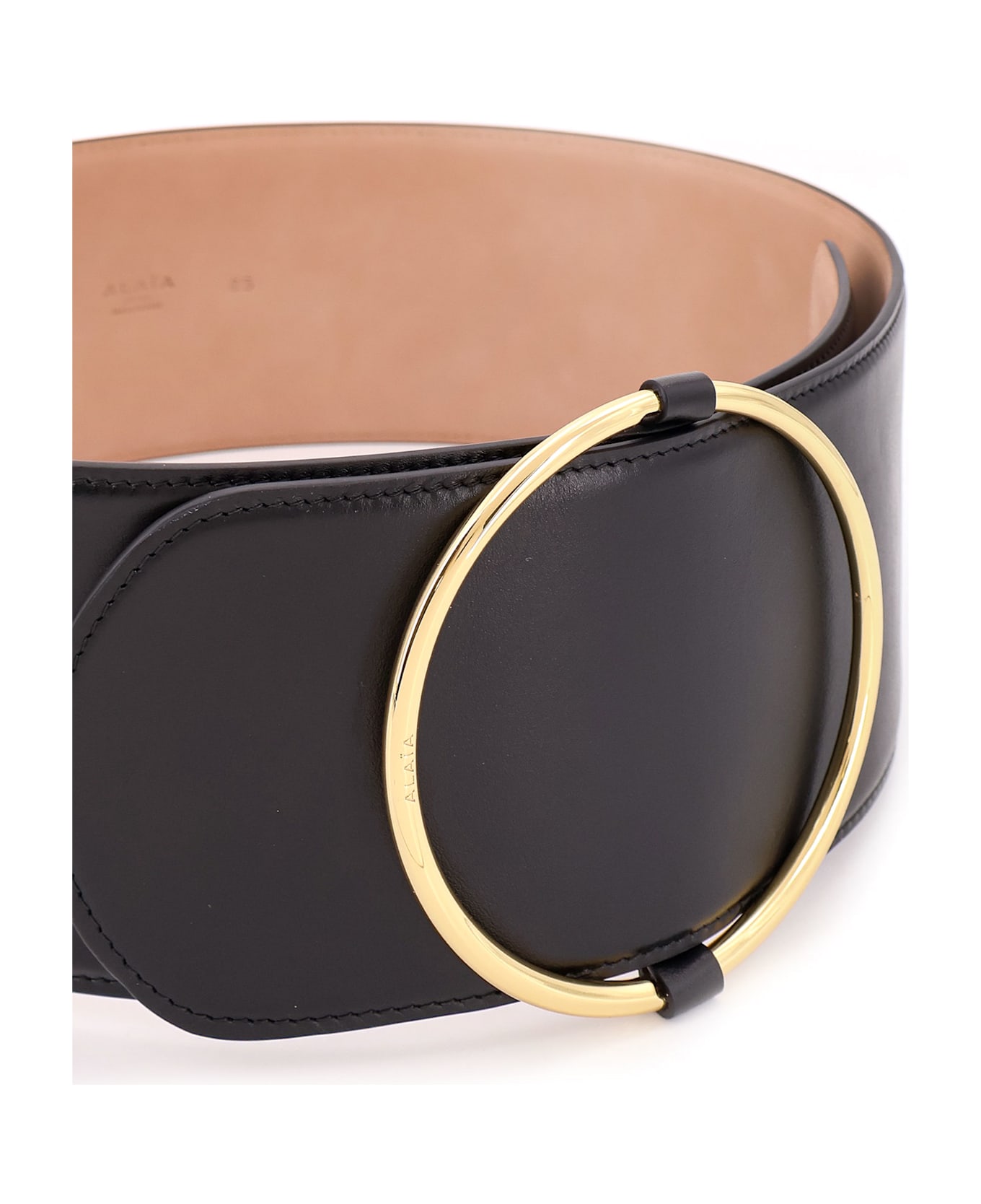 Alaia Ring Large Belt - Black