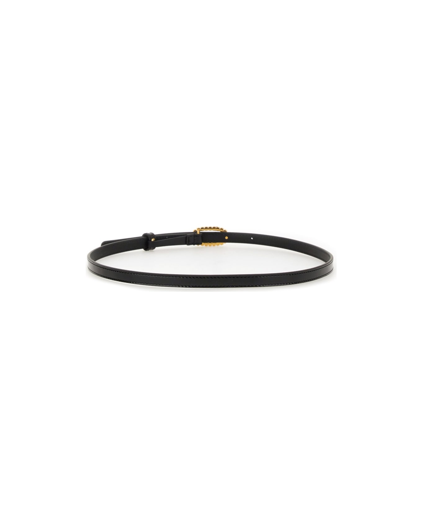 Valentino Garavani Leather Belt - BLACK