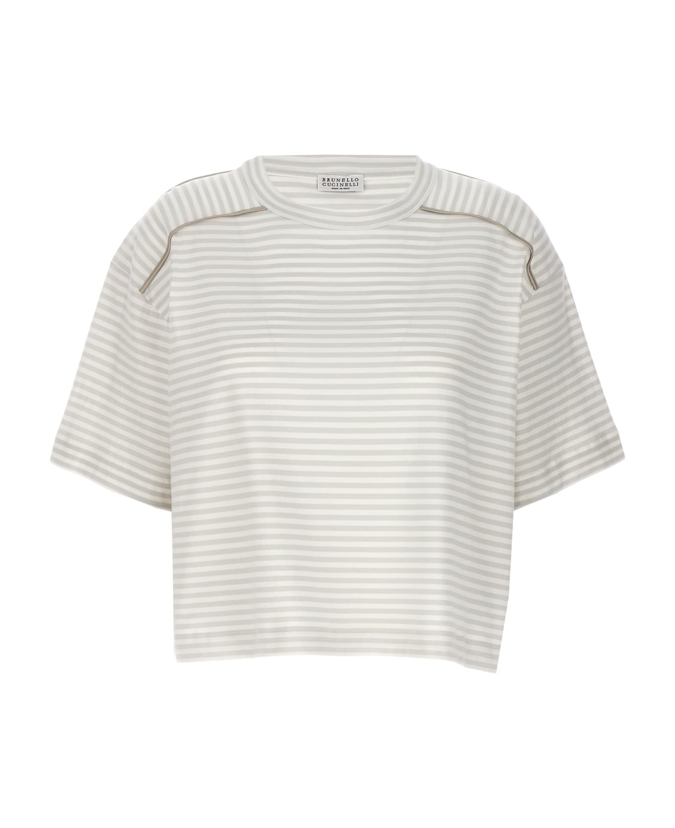 Brunello Cucinelli Striped T-shirt - Multicolor