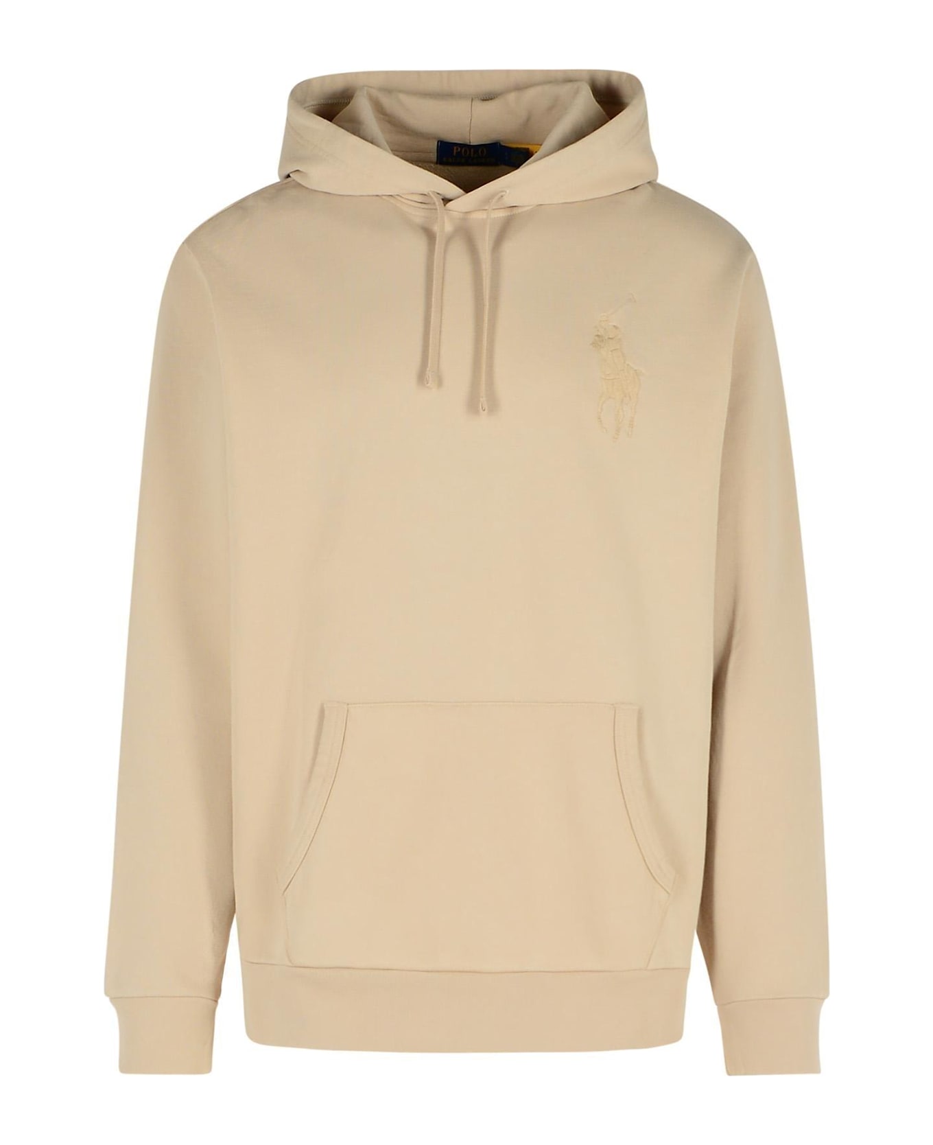 Polo Ralph Lauren Big Pony Loopback Fleece Hoodie Polo Ralph Lauren - Stoneware Grey