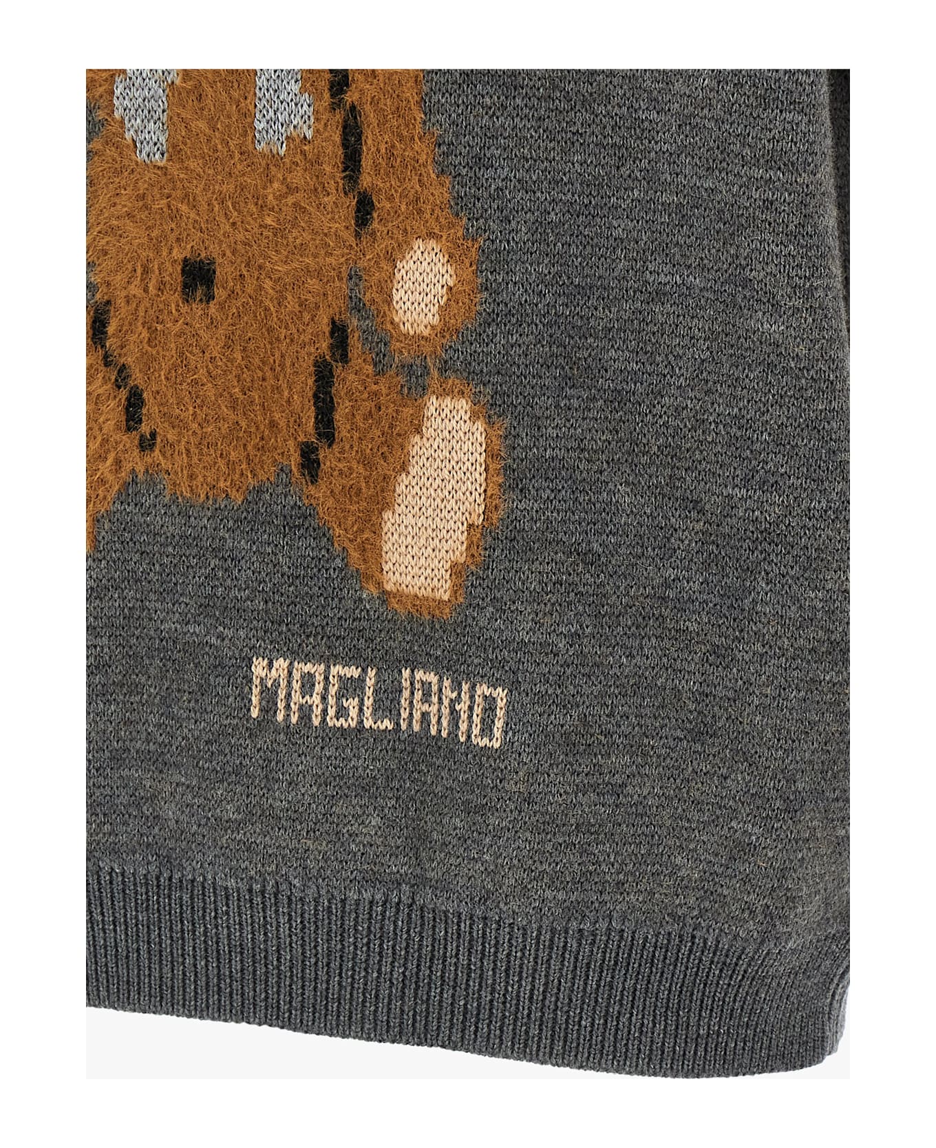 Magliano 
teddy Bear
 Vest - Gray
