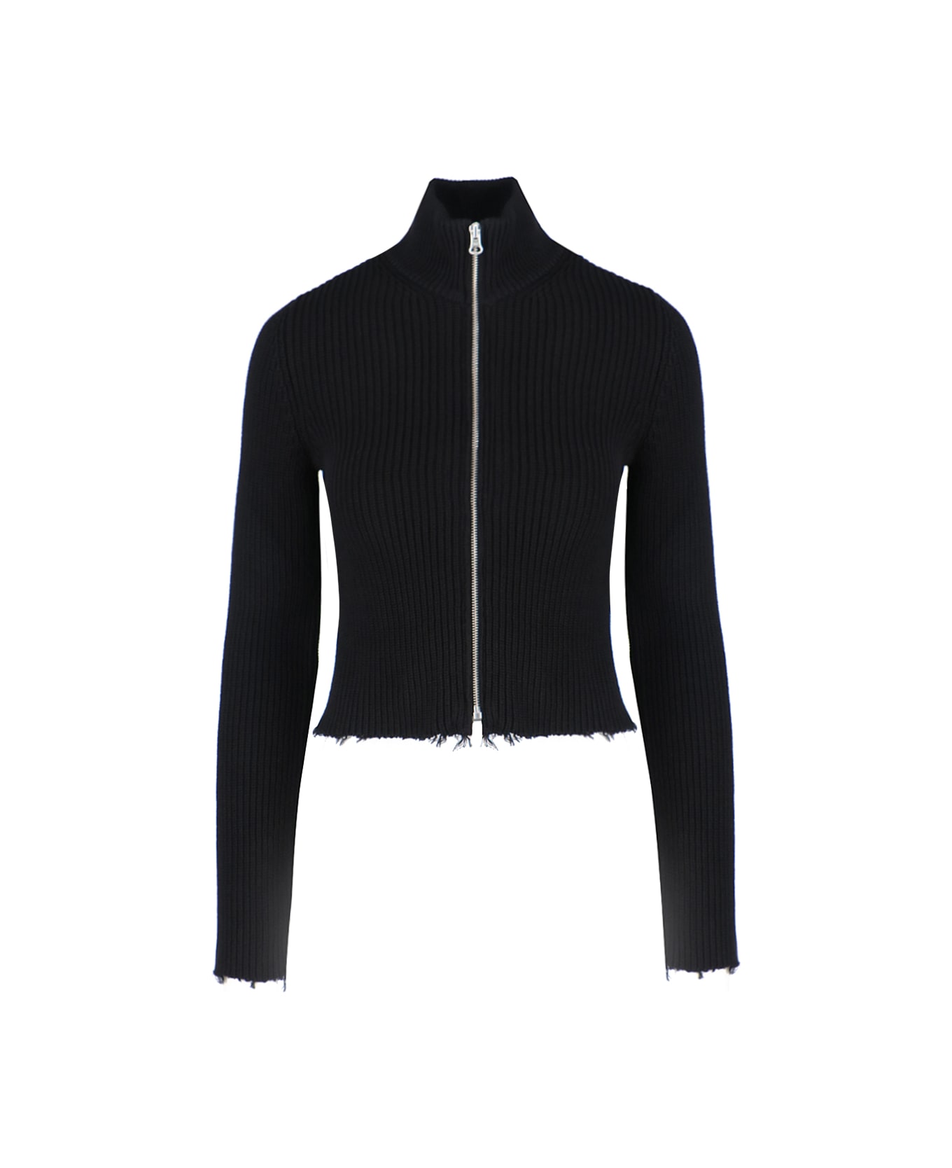 MM6 Maison Margiela Zip Sweater - Black  