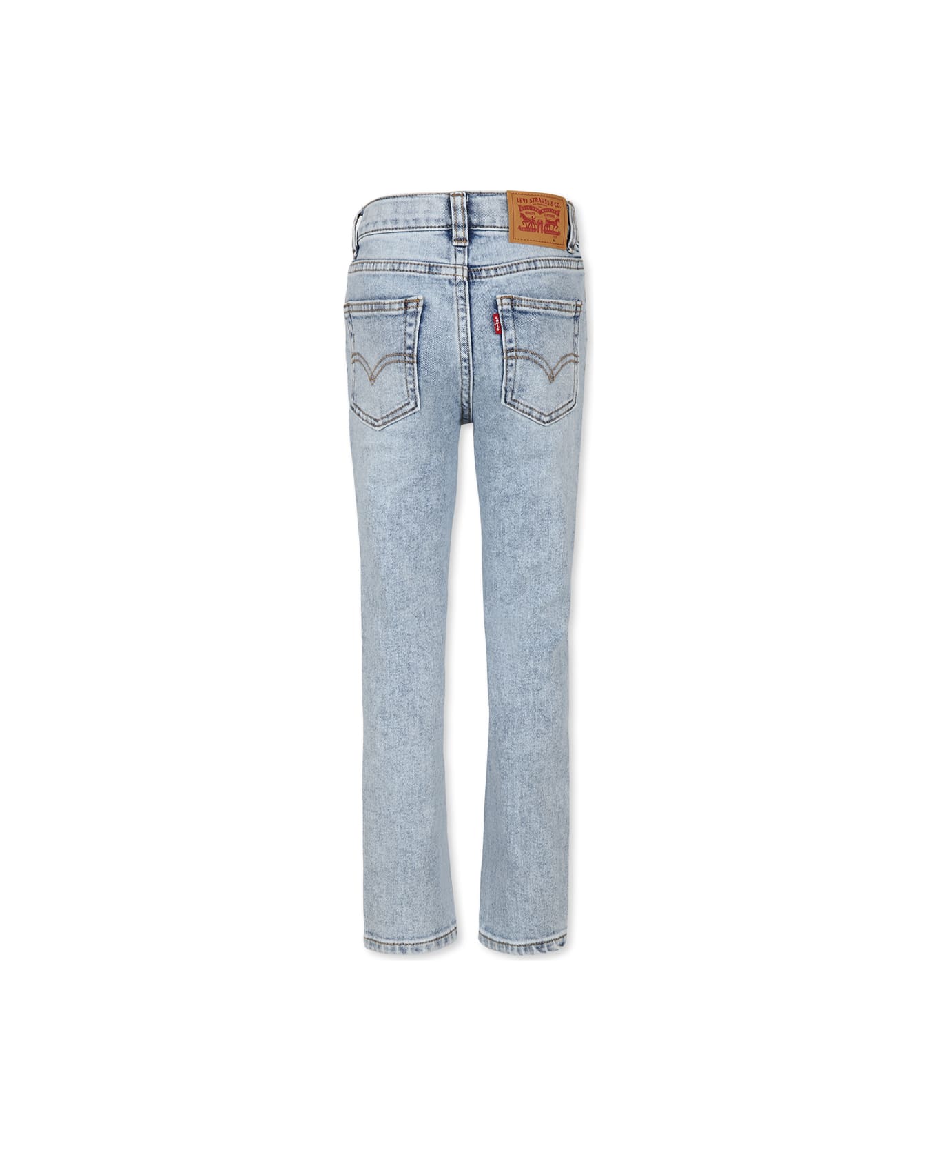 Levi's Blue 510 Jeans For Boy With Logo - Denim