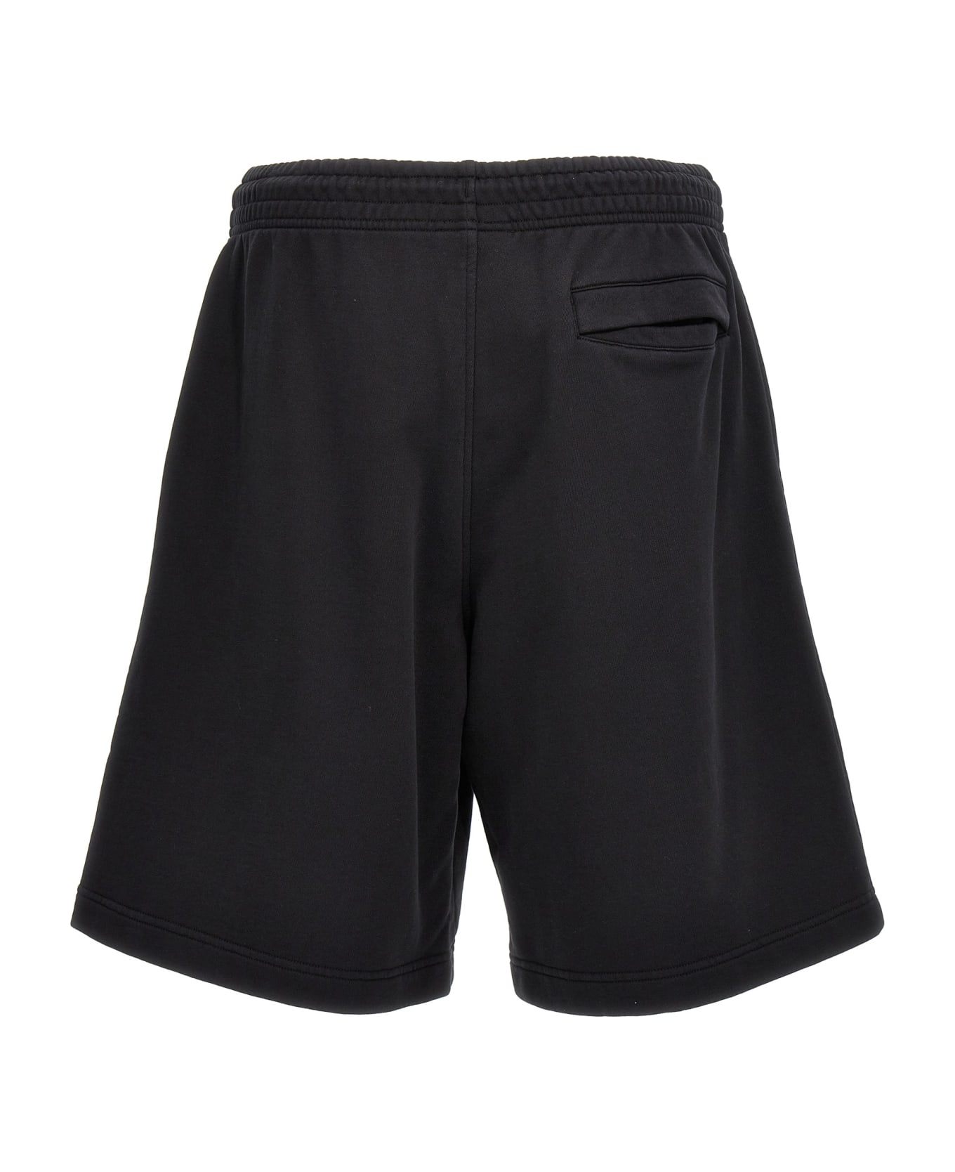 Maison Kitsuné 'bold Fox Head' Bermuda Shorts - Black  
