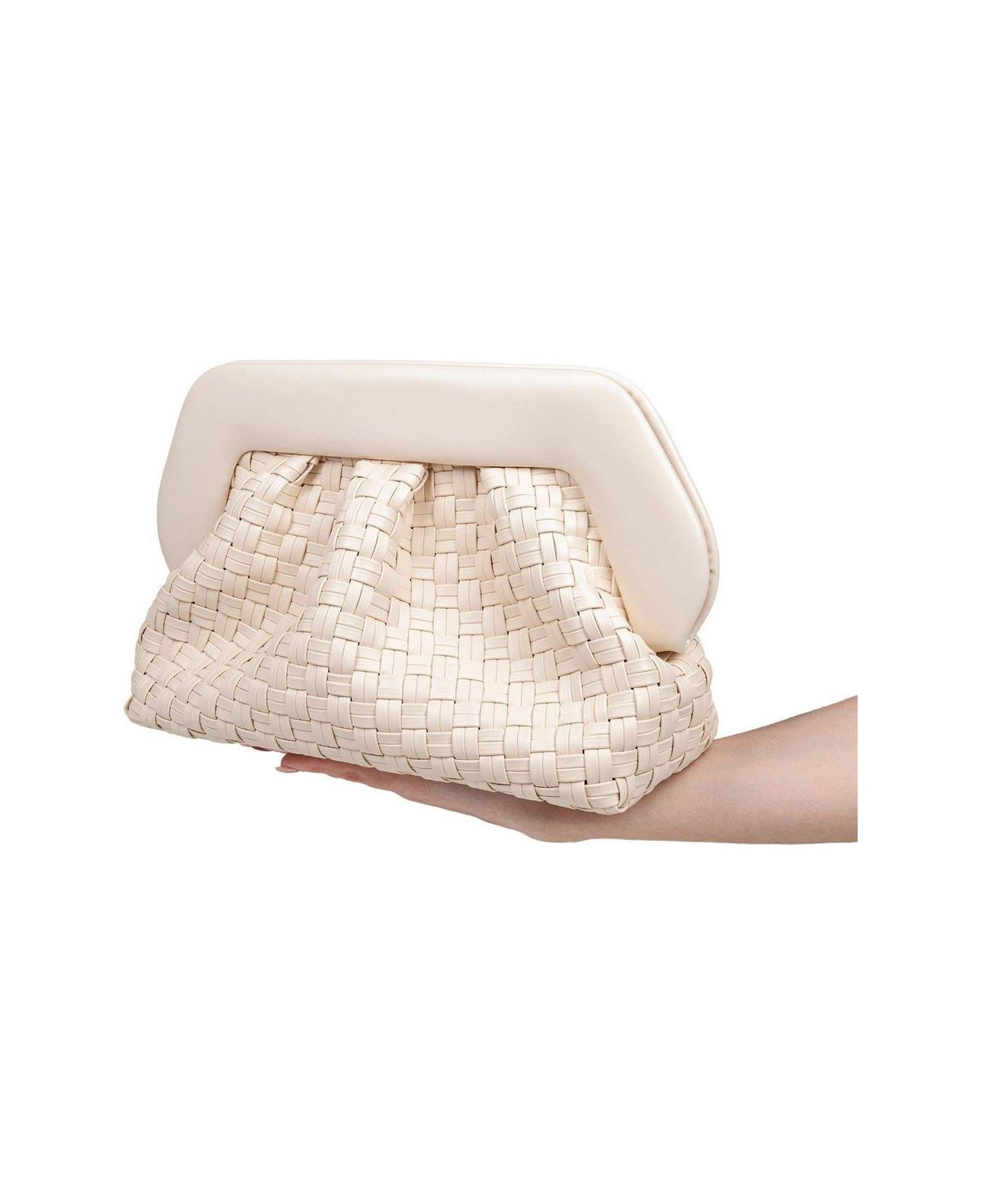 THEMOIRè Bios Strapped Clutch Bag - IVORY